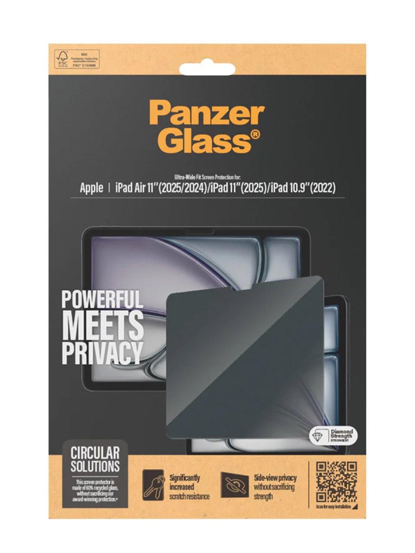 Image 3 of 4 of Panzerglass Privacy Screen Protector iPad Air 11'' (2024-2025) , iPad 11" (2025) , iPad 10.9'' (2022) , Ultra-Wide Fit