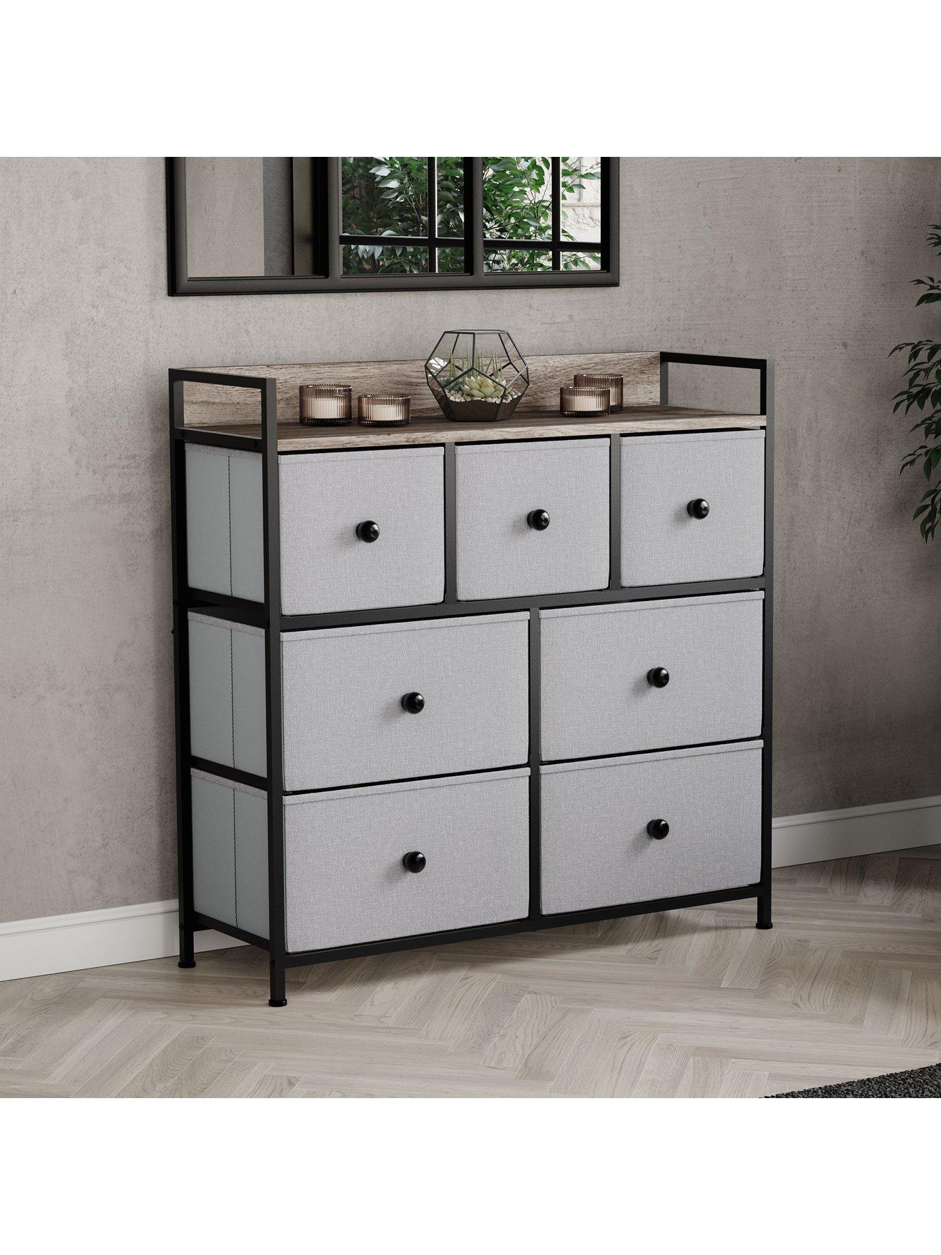 Image 1 of 7 of Vida Designs Chorley 7 Drawer Fabric Chest