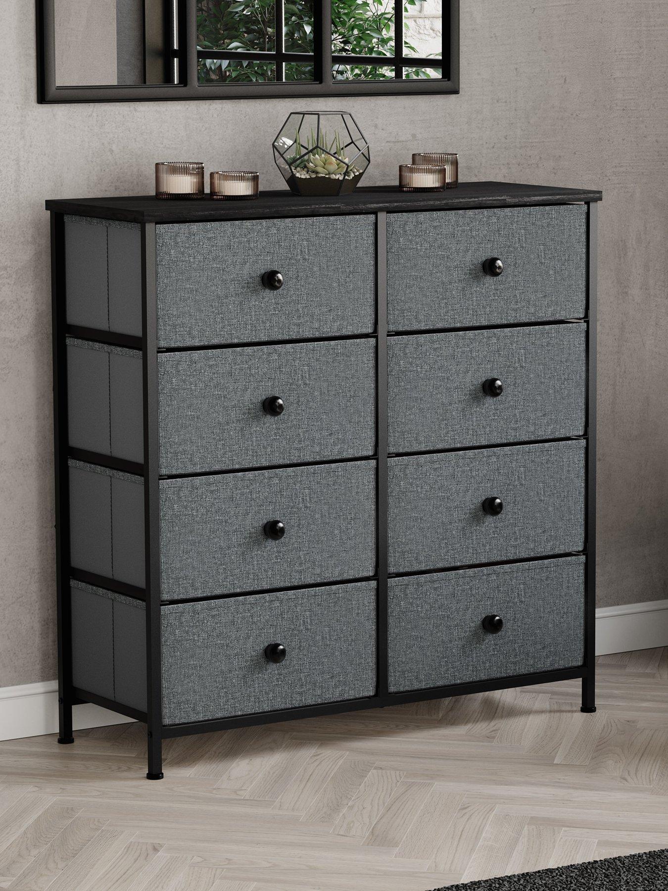 Image 1 of 7 of Vida Designs Chorley 8 Drawer Fabric Chest
