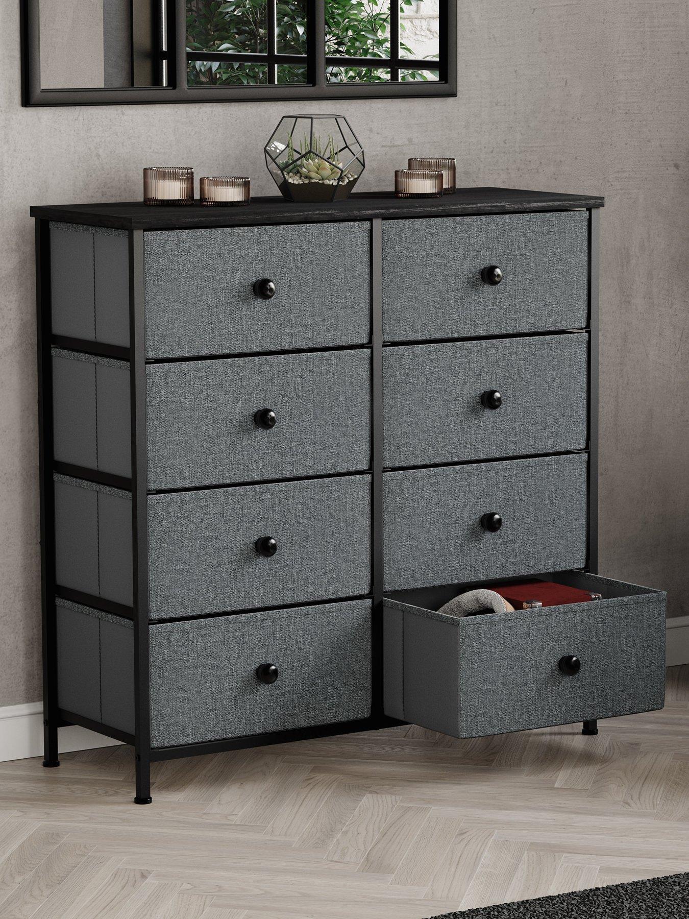 Image 5 of 7 of Vida Designs Chorley 8 Drawer Fabric Chest