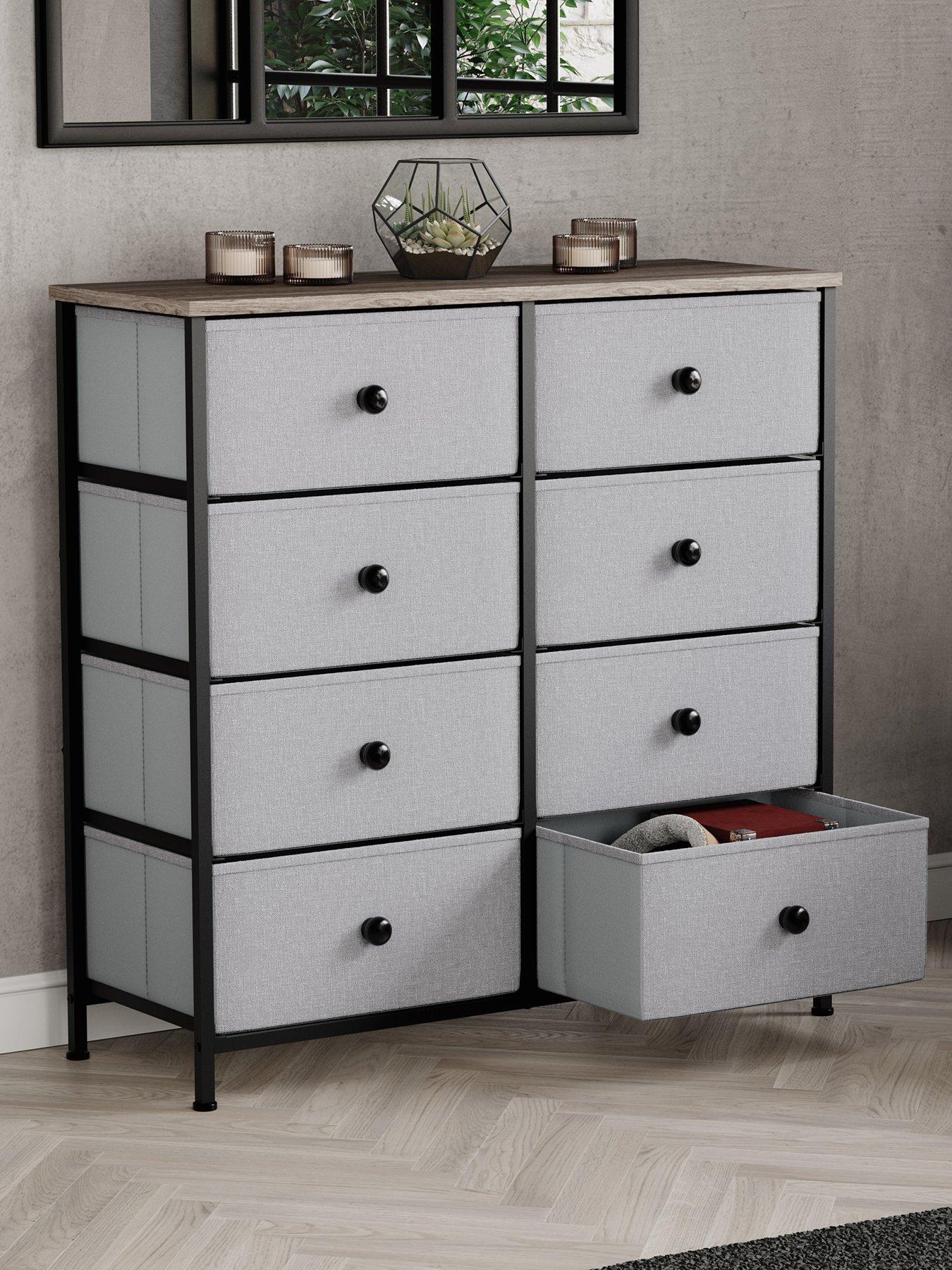 Image 5 of 7 of Vida Designs Chorley 8 Drawer Fabric Chest