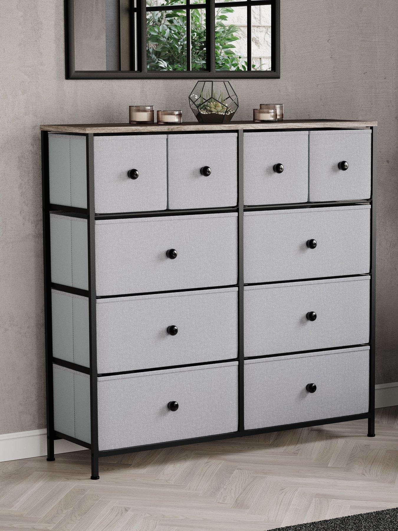 Image 1 of 7 of Vida Designs Chorley 10 Drawer Fabric Chest
