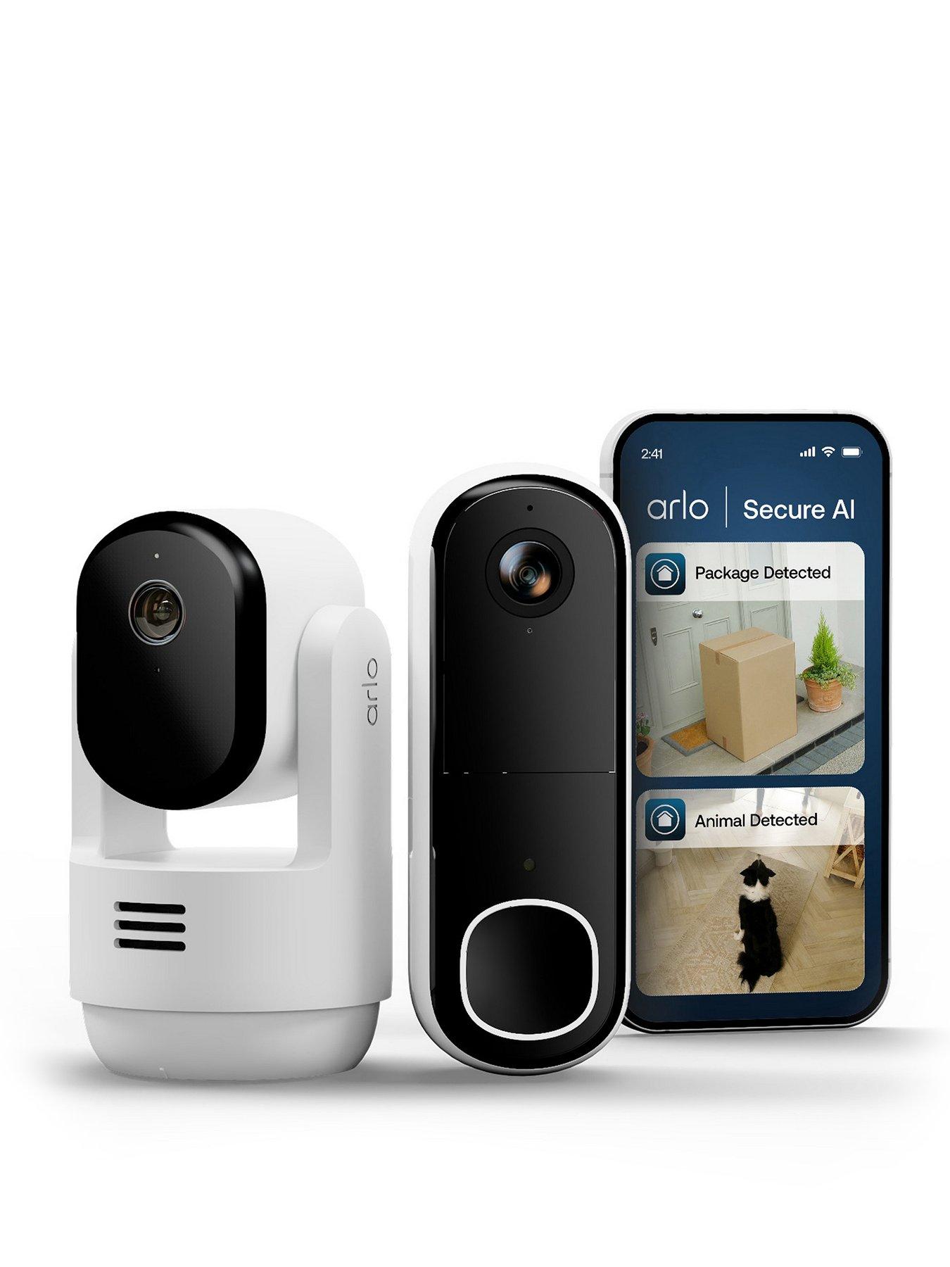 Arlo Essential 3 Outdoor 2K Camera and Video Doorbell HD