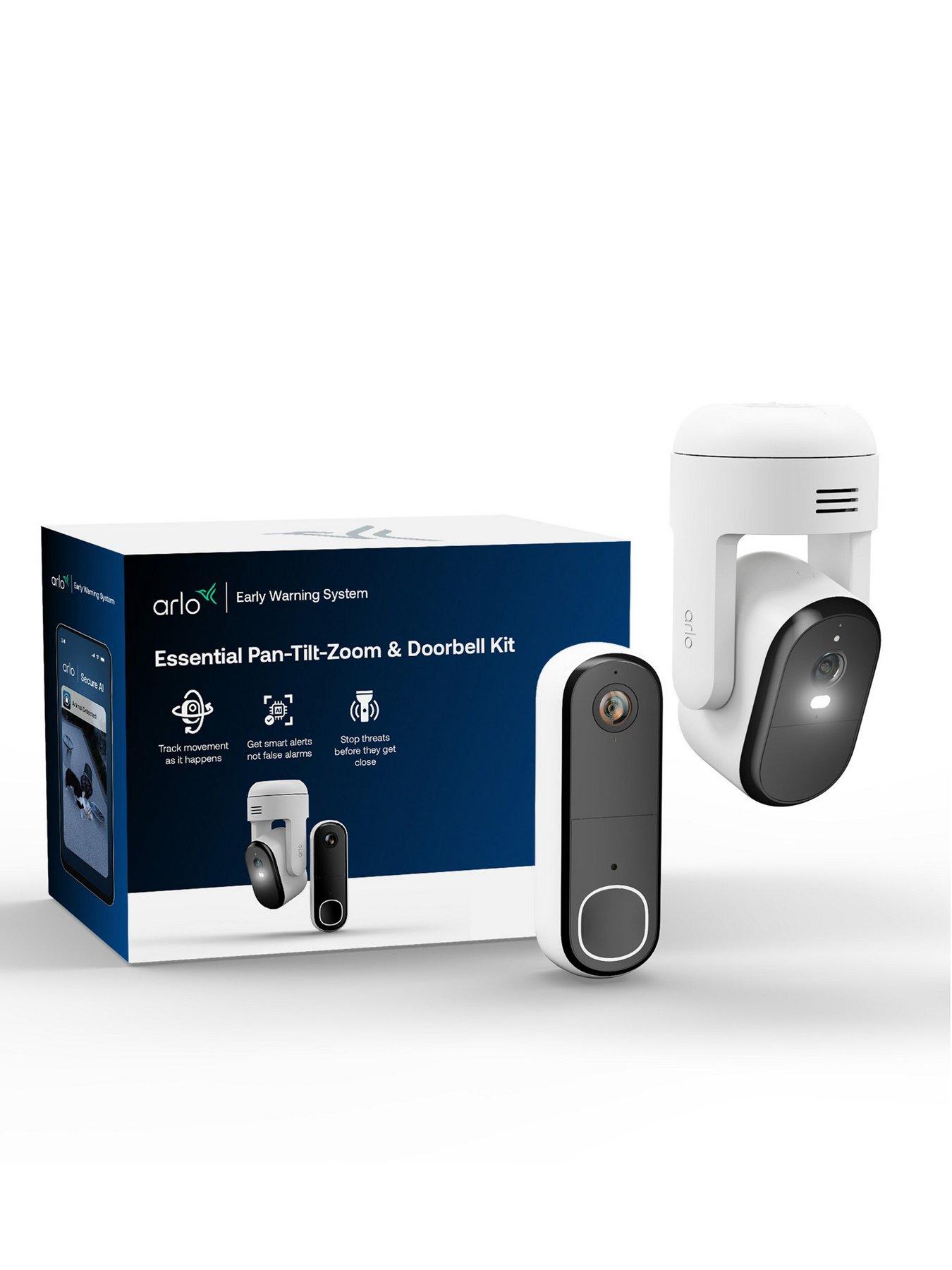 Image 2 of 7 of Arlo Essential 3 Pan-Tilt 2K Camera and Video Doorbell HD