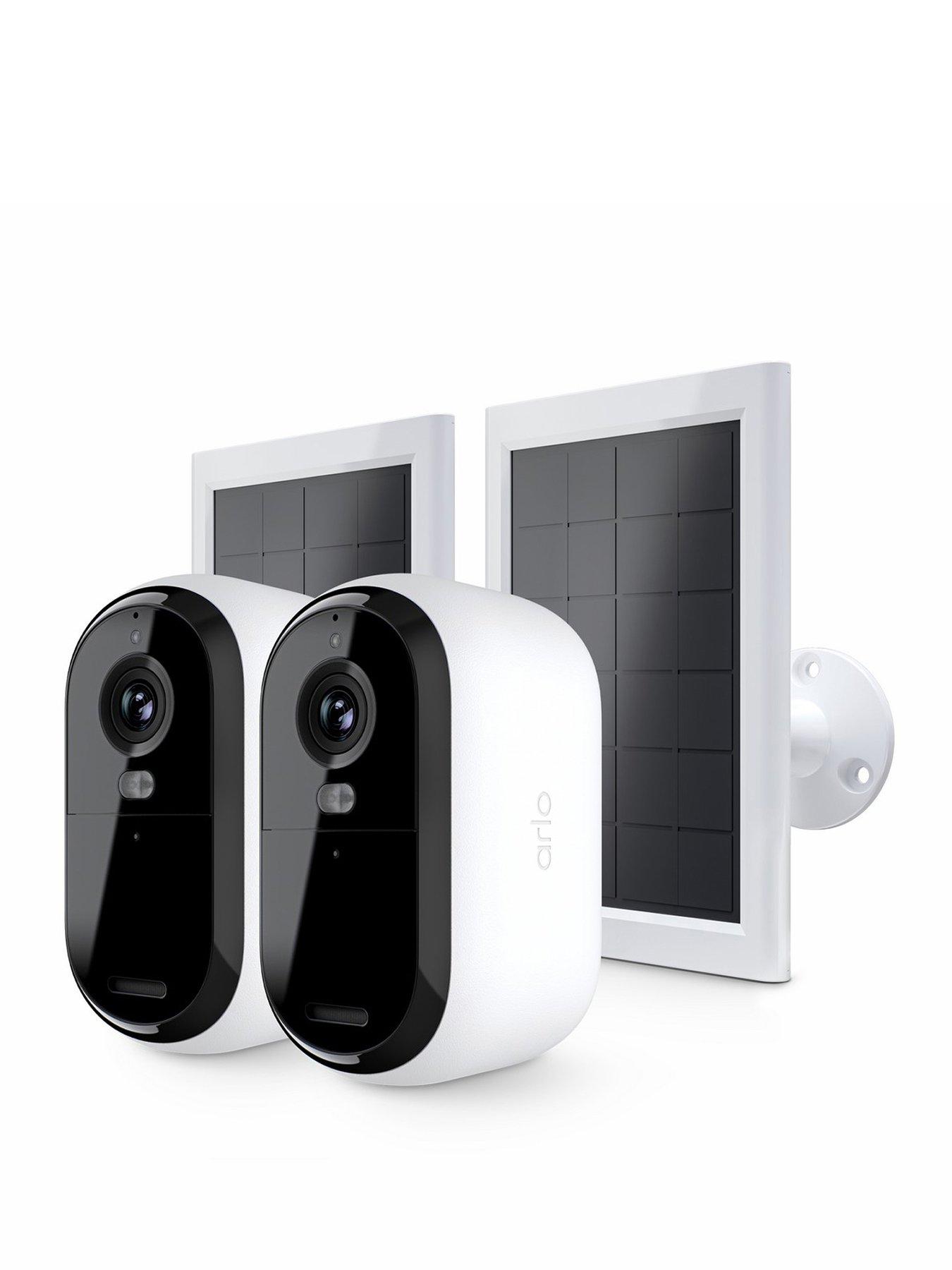 Image 1 of 8 of Arlo Essential 3 2K Outdoor 2 Cameras Kit with 2 Solar Panel Kit