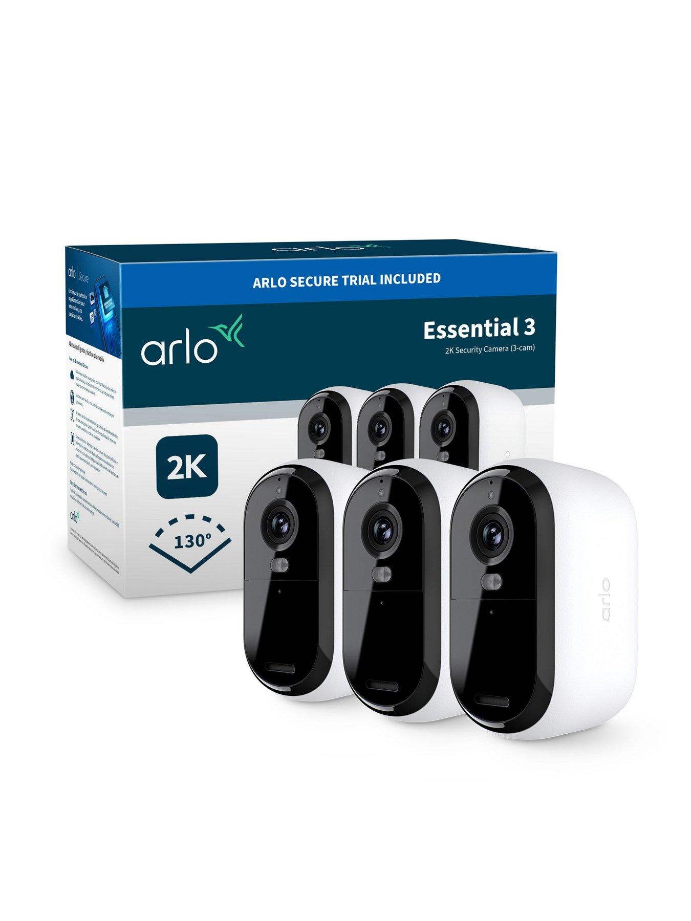 Image 2 of 8 of Arlo Essential 3 2K Outdoor 3 Cameras 2K Kit