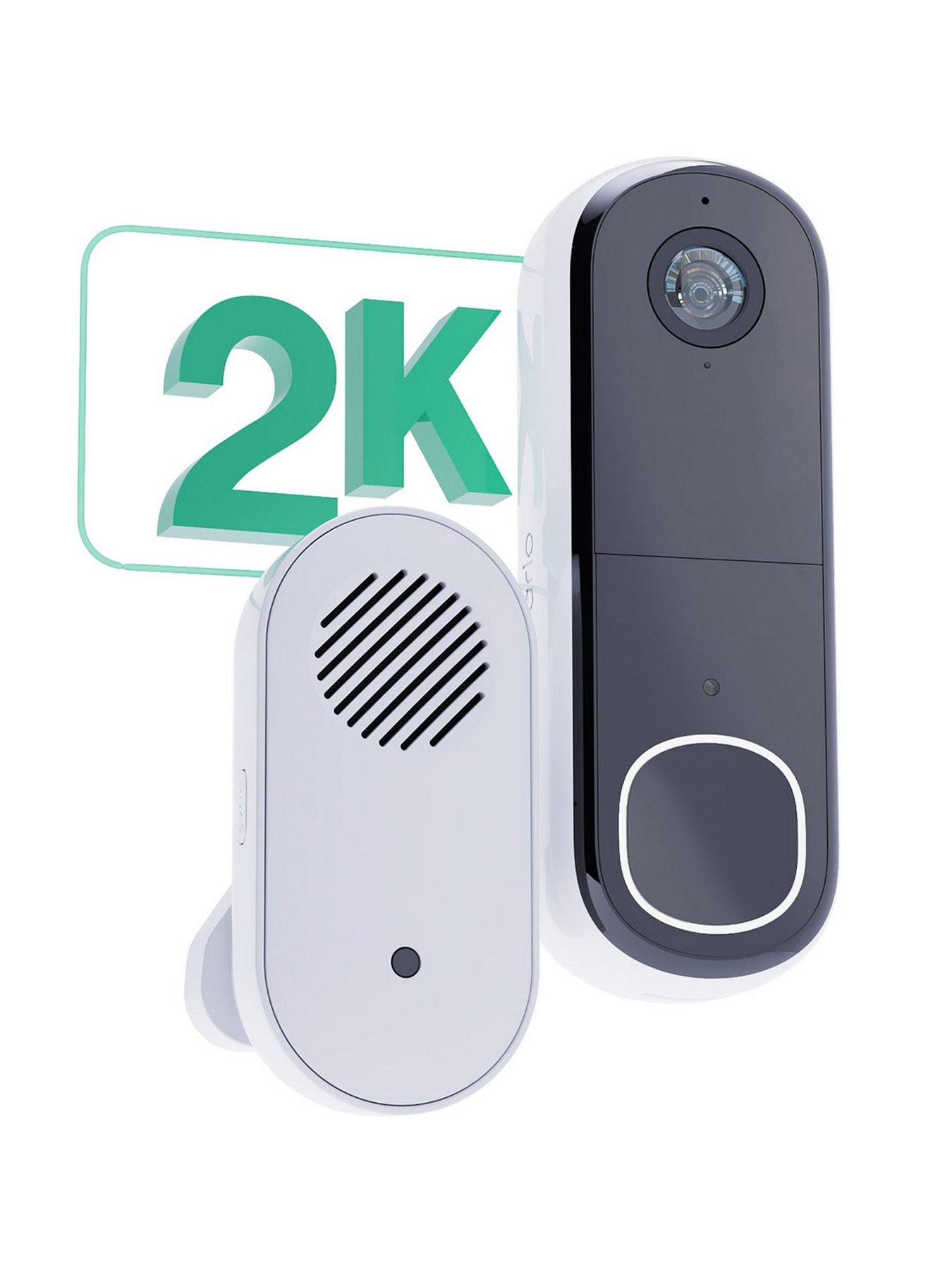 Image 2 of 8 of Arlo Video Doorbell 2K and Chime 2 Kit