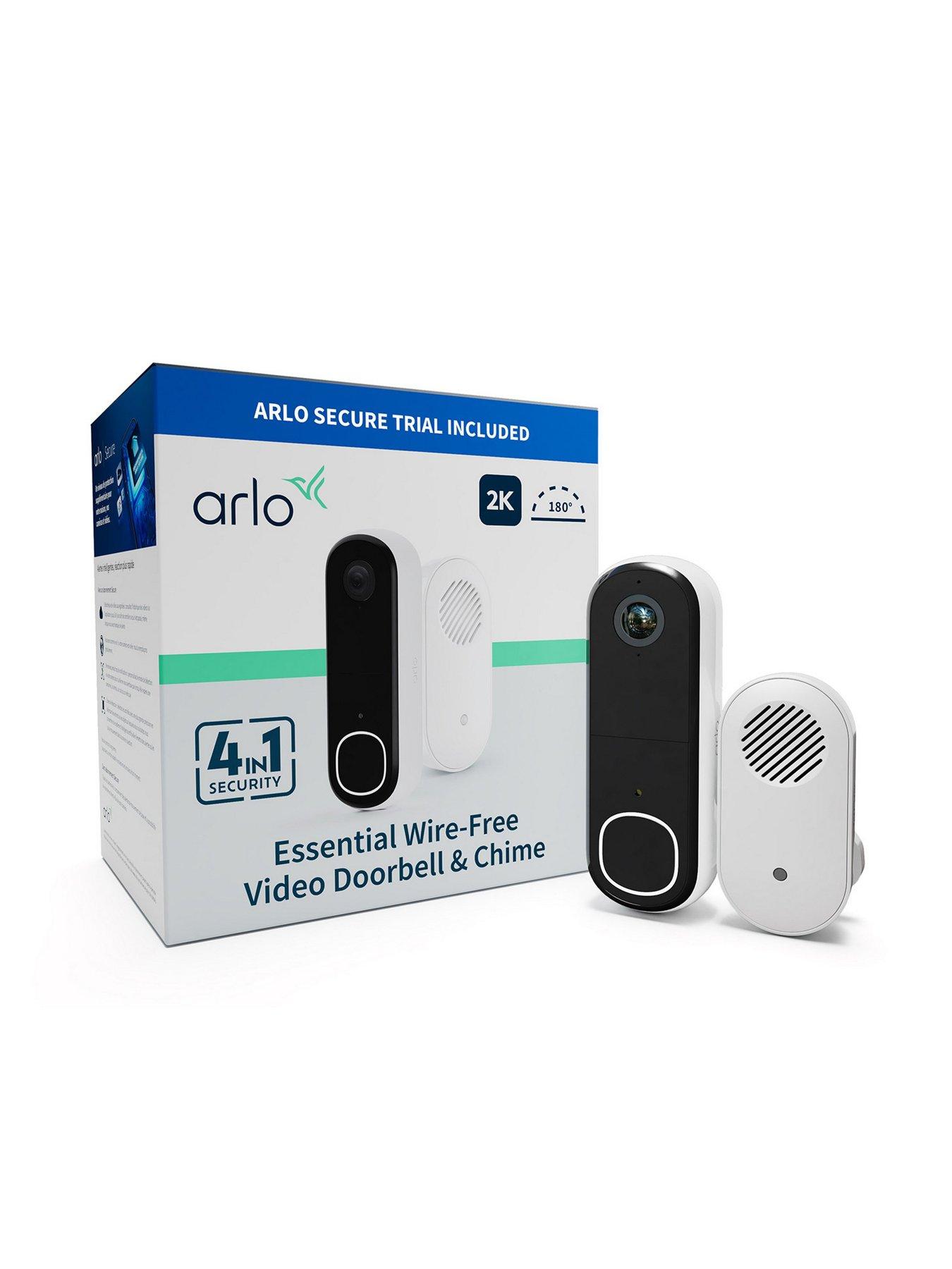 Image 3 of 8 of Arlo Video Doorbell 2K and Chime 2 Kit