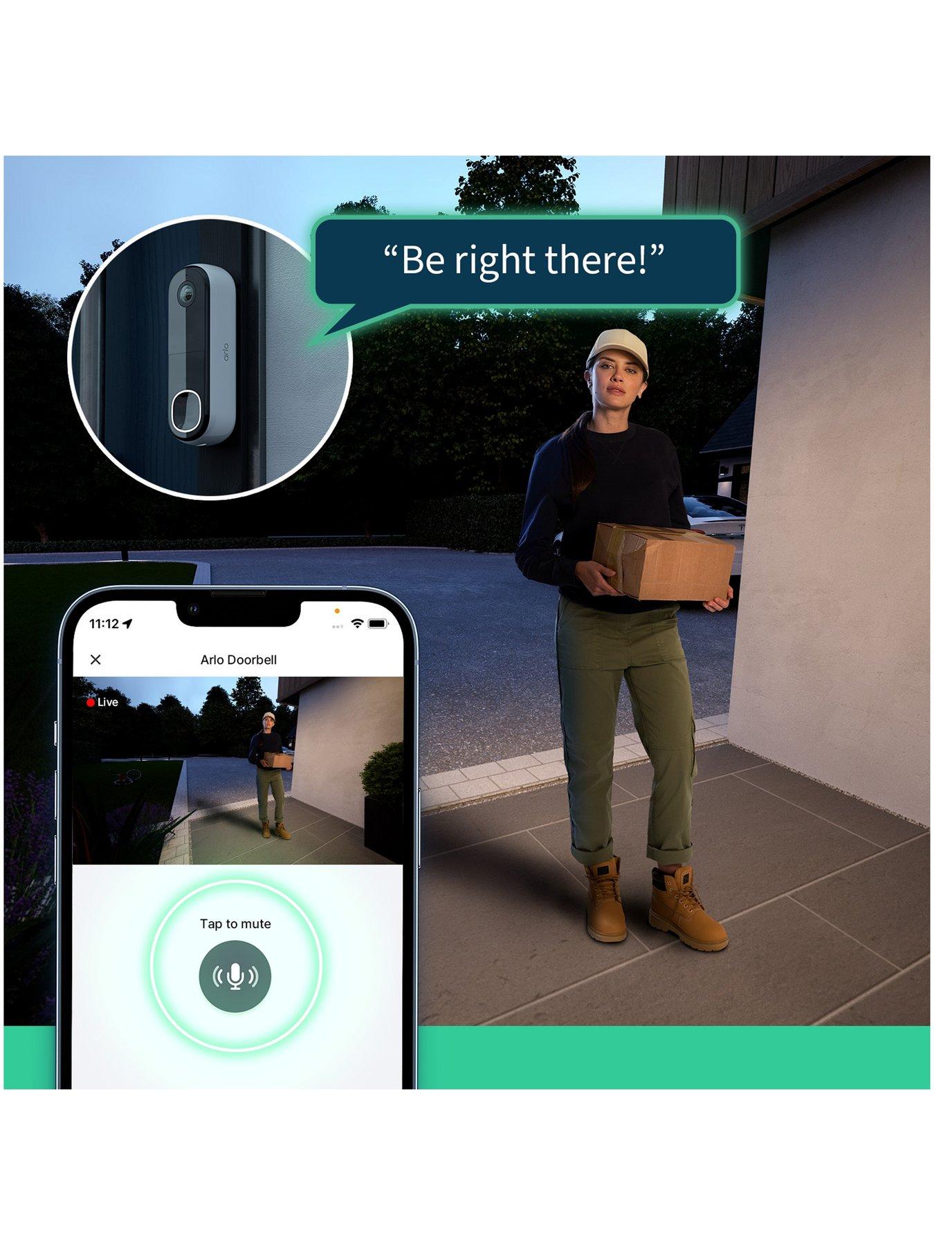 Image 7 of 8 of Arlo Video Doorbell 2K and Chime 2 Kit