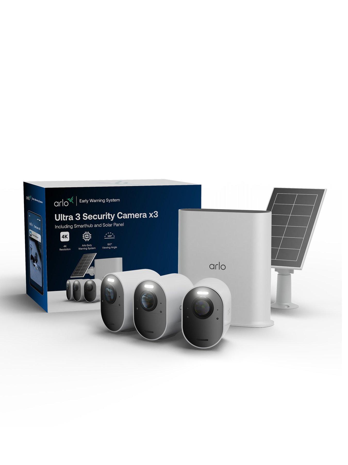 Image 2 of 8 of Arlo Ultra 3 4K 3 Security Cameras Kit and Solar Panel Kit