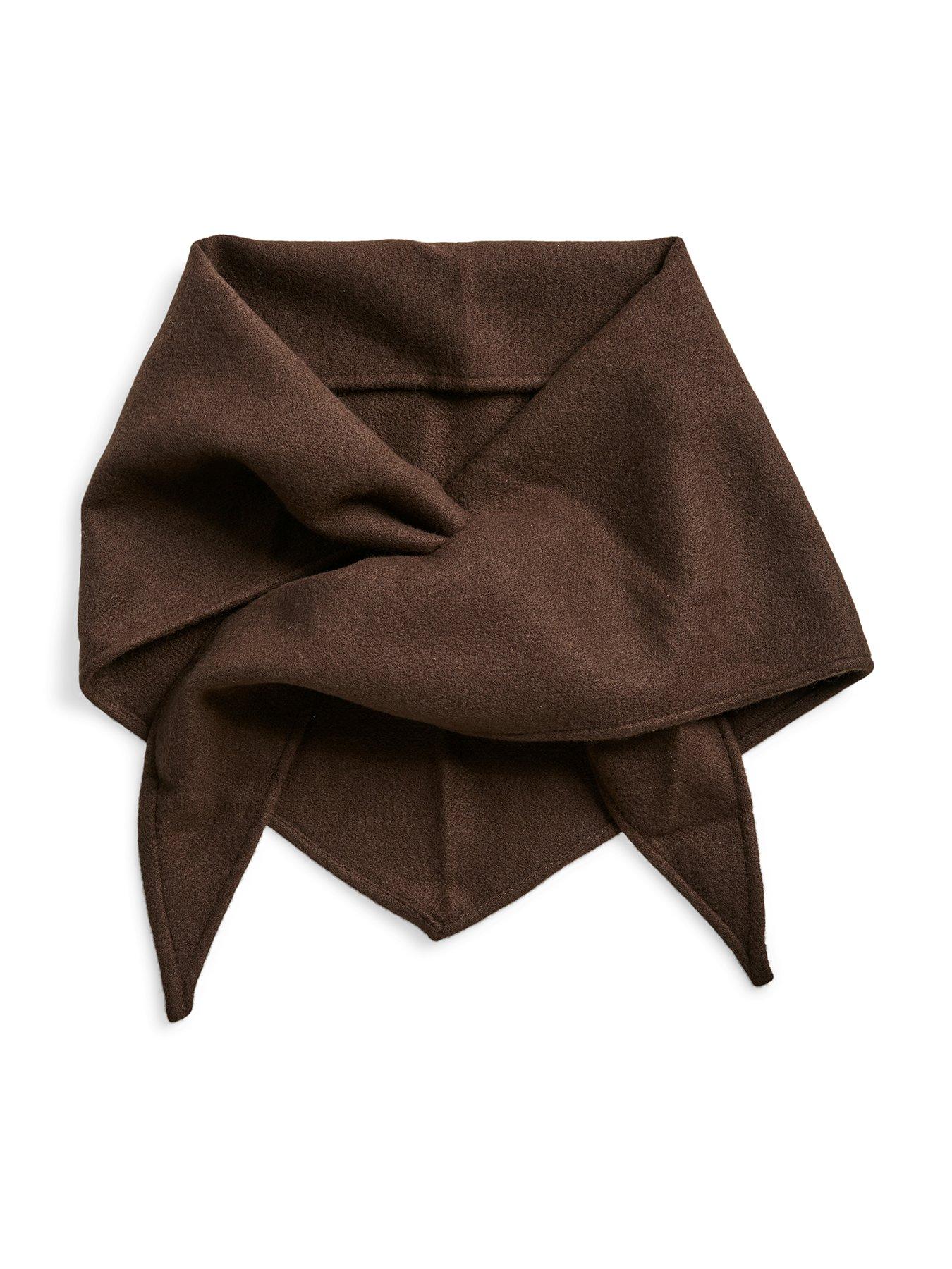 Image 1 of 1 of PIECES Lightweight Woven Triangle Neck Scarf