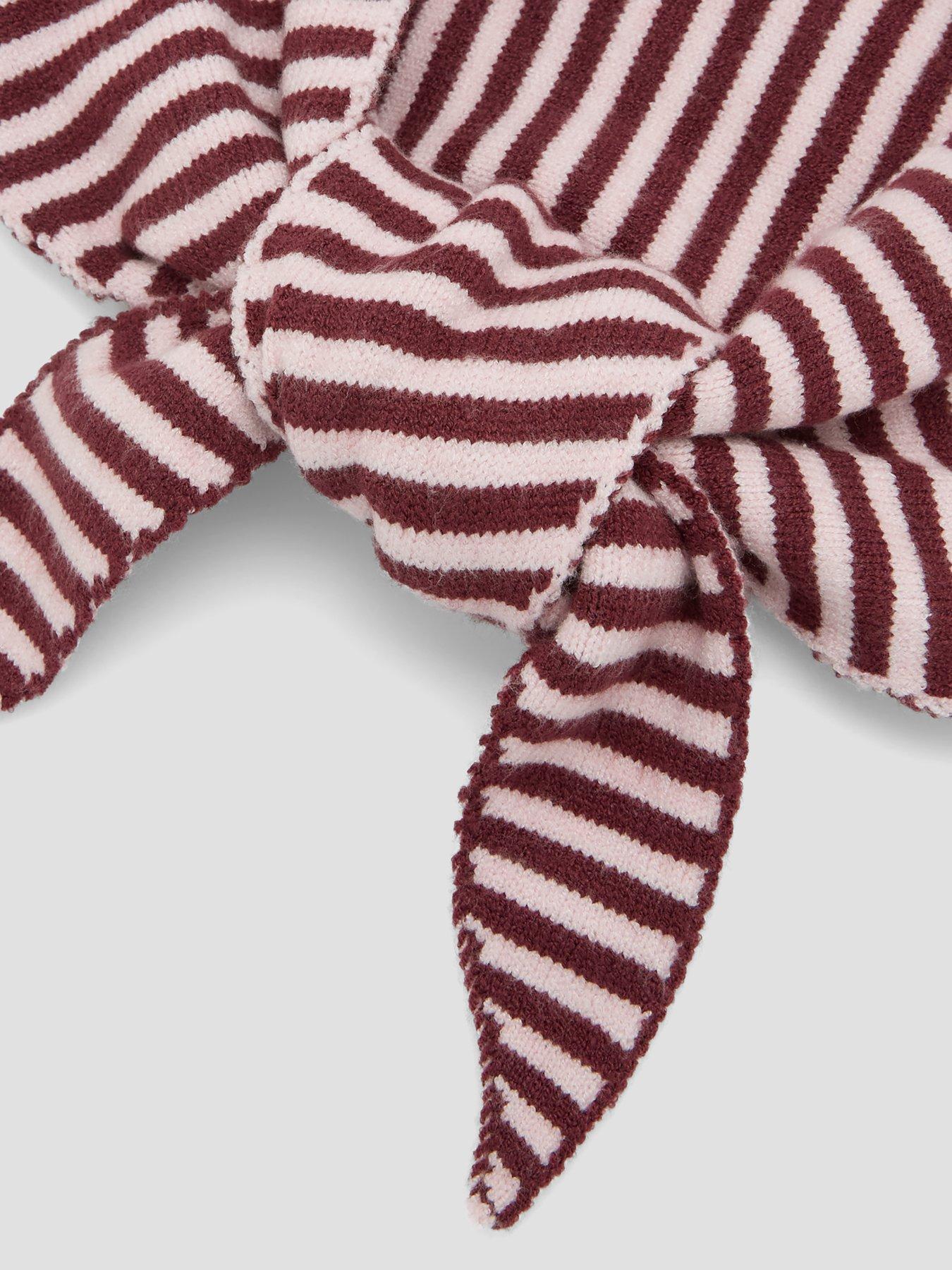 Image 2 of 4 of PIECES Triangle Knitted Scarf