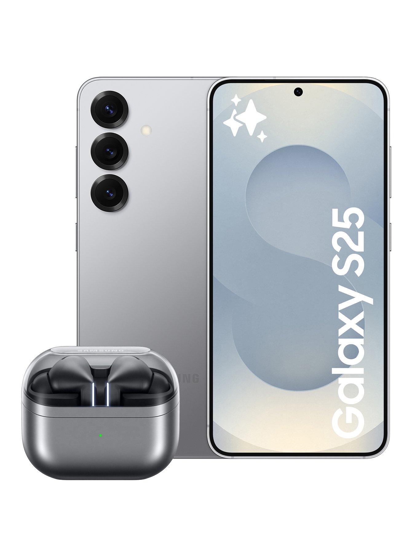 Samsung S25 5G, 256GB Mobile with  Buds3 Pro Silver with  AI