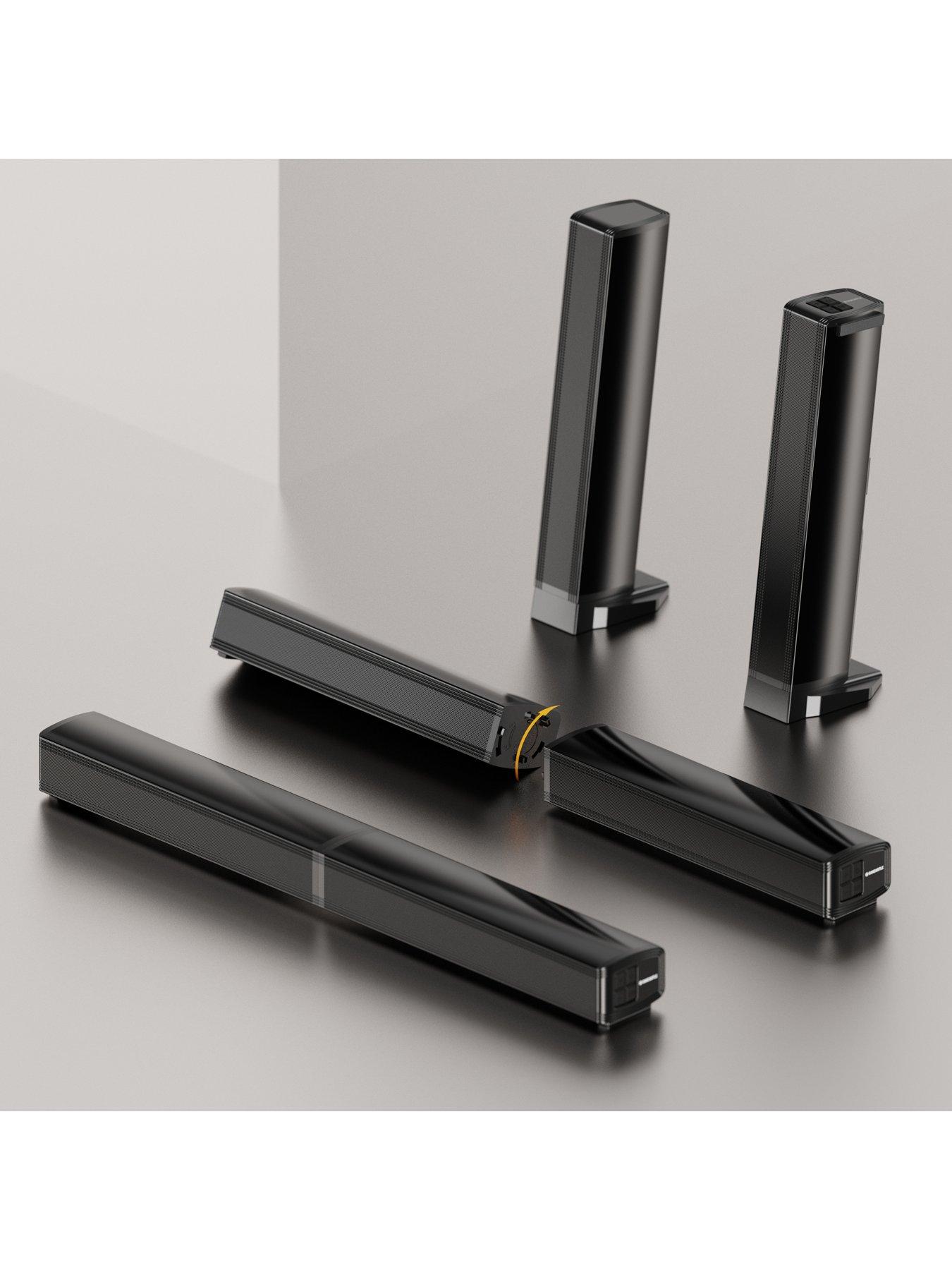Image 2 of 7 of Oakcastle SB80 Split Sound Bar or Stereo Speaker System