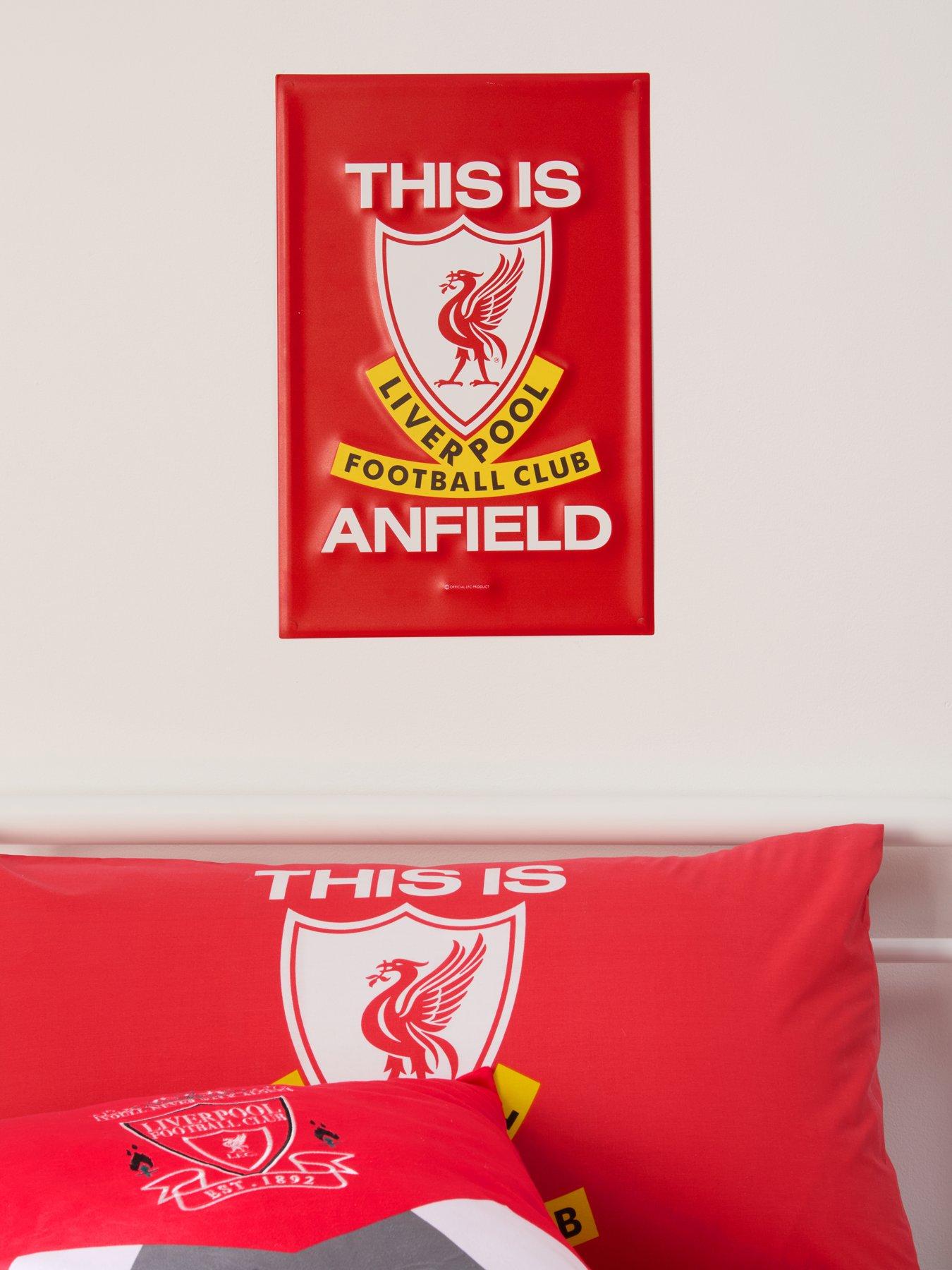 Liverpool FC Metal Sign Tia