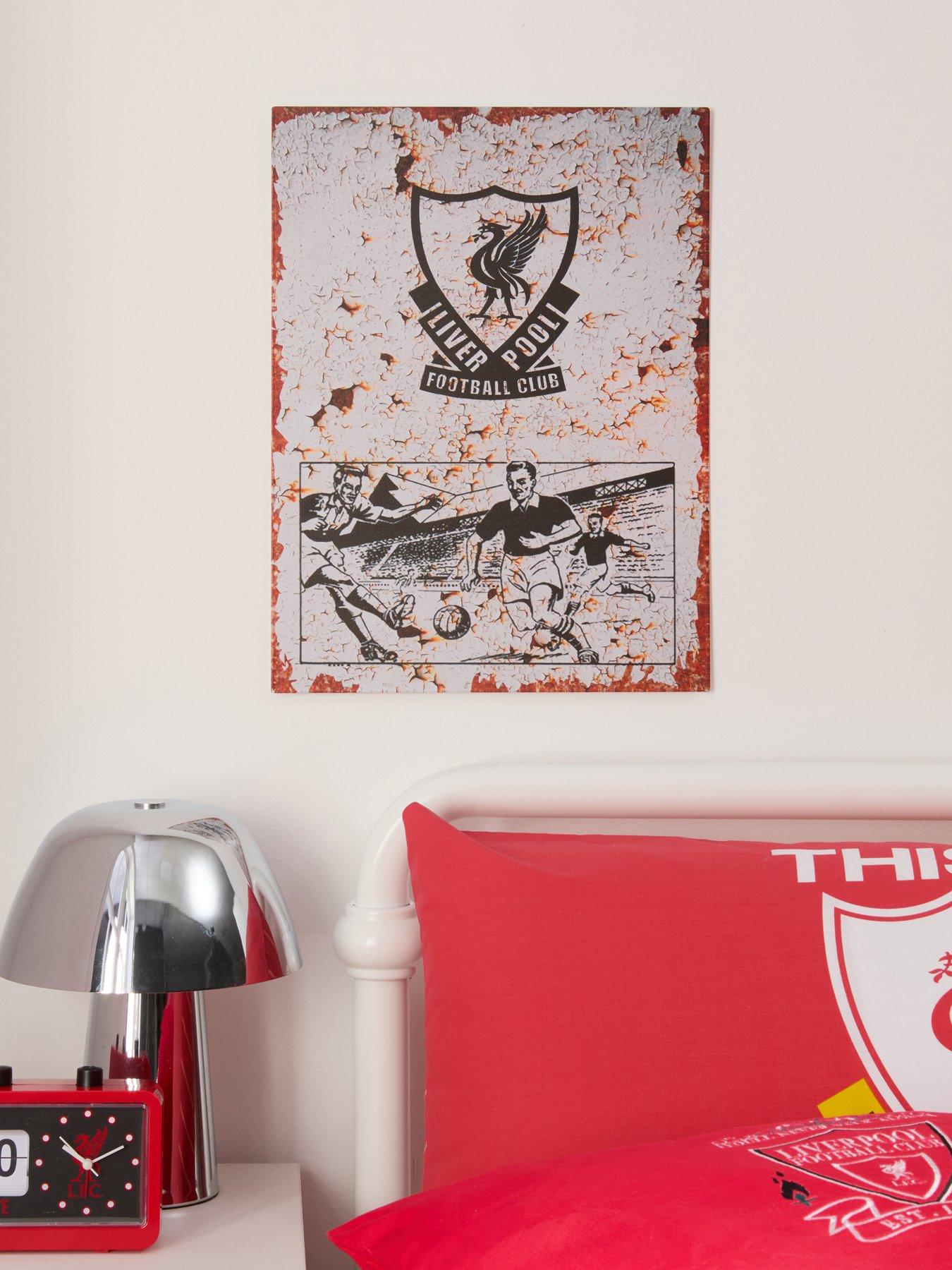 Liverpool FC Distressed Vintage Metal Sign