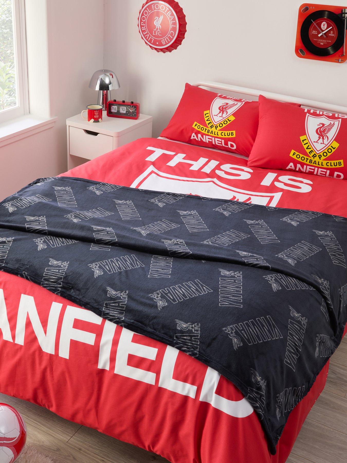Liverpool FC Lfc Fleece Blanket