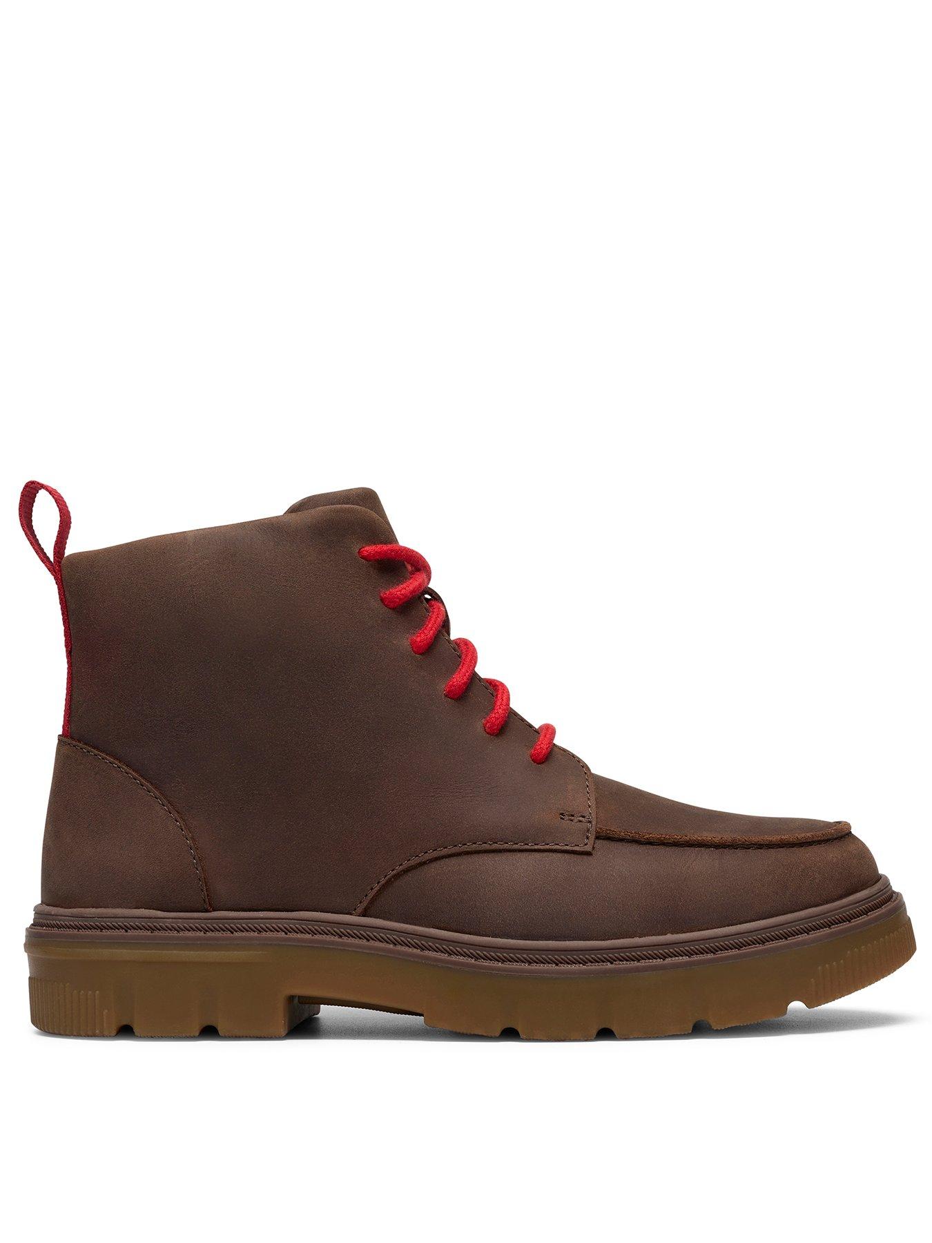 Clarks Older Lorcam Hill Boots - Brown