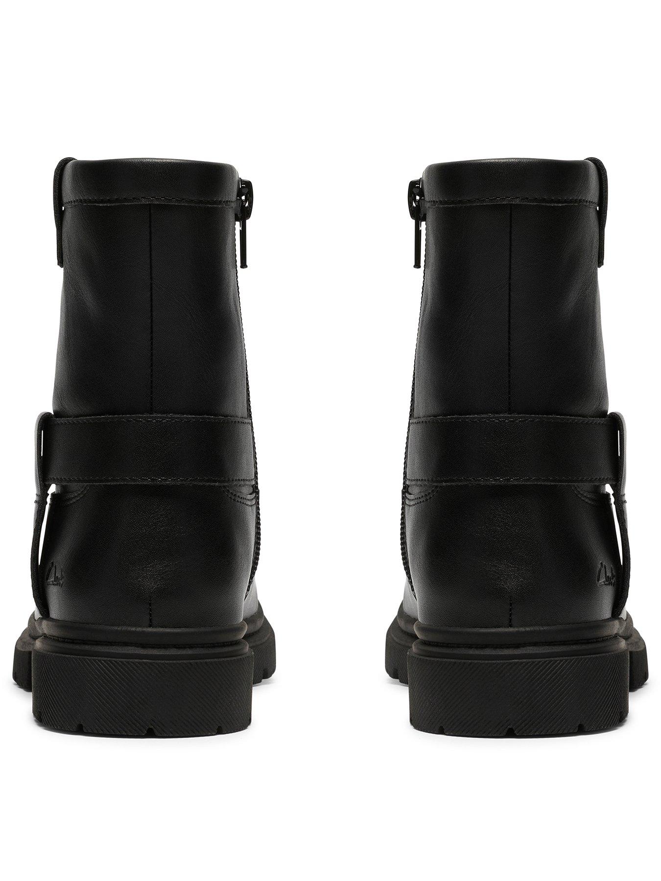 Image 3 of 6 of Clarks Toddler Zariah Edge Boot - Black