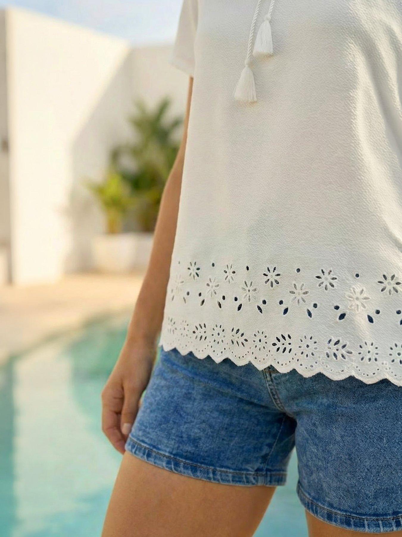 Image 2 of 4 of Roman Cut Out Front Bardot Top