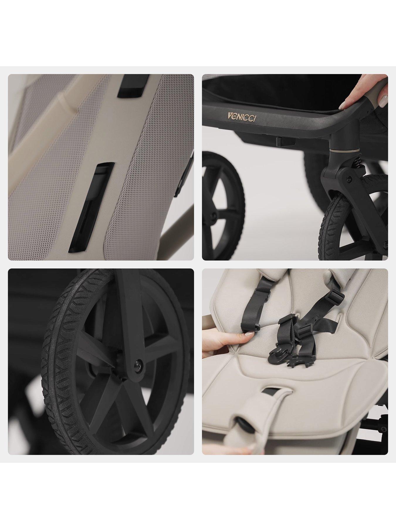 Image 6 of 8 of Venicci Upline 3 - 4in1 Bundle Tiago Black Car Seat and 360 Base - Onyx