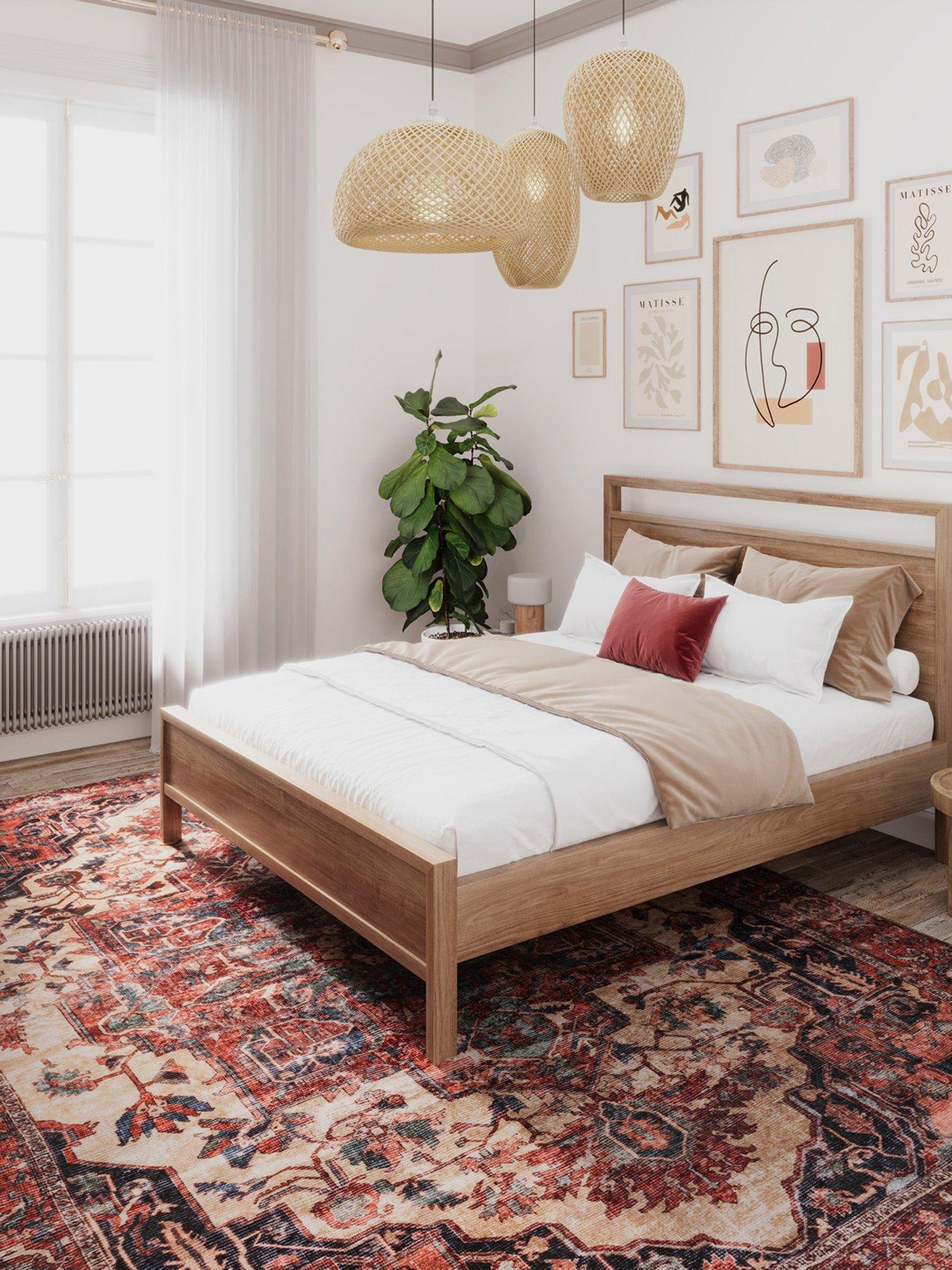 Image 3 of 7 of Kukoon Soft Washable Terracotta Medallion Rug - Verity