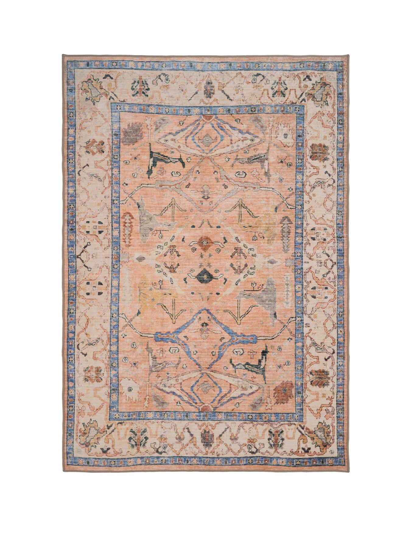 Image 2 of 7 of Kukoon Soft Washable Multicolour Vintage Rug - Amelia