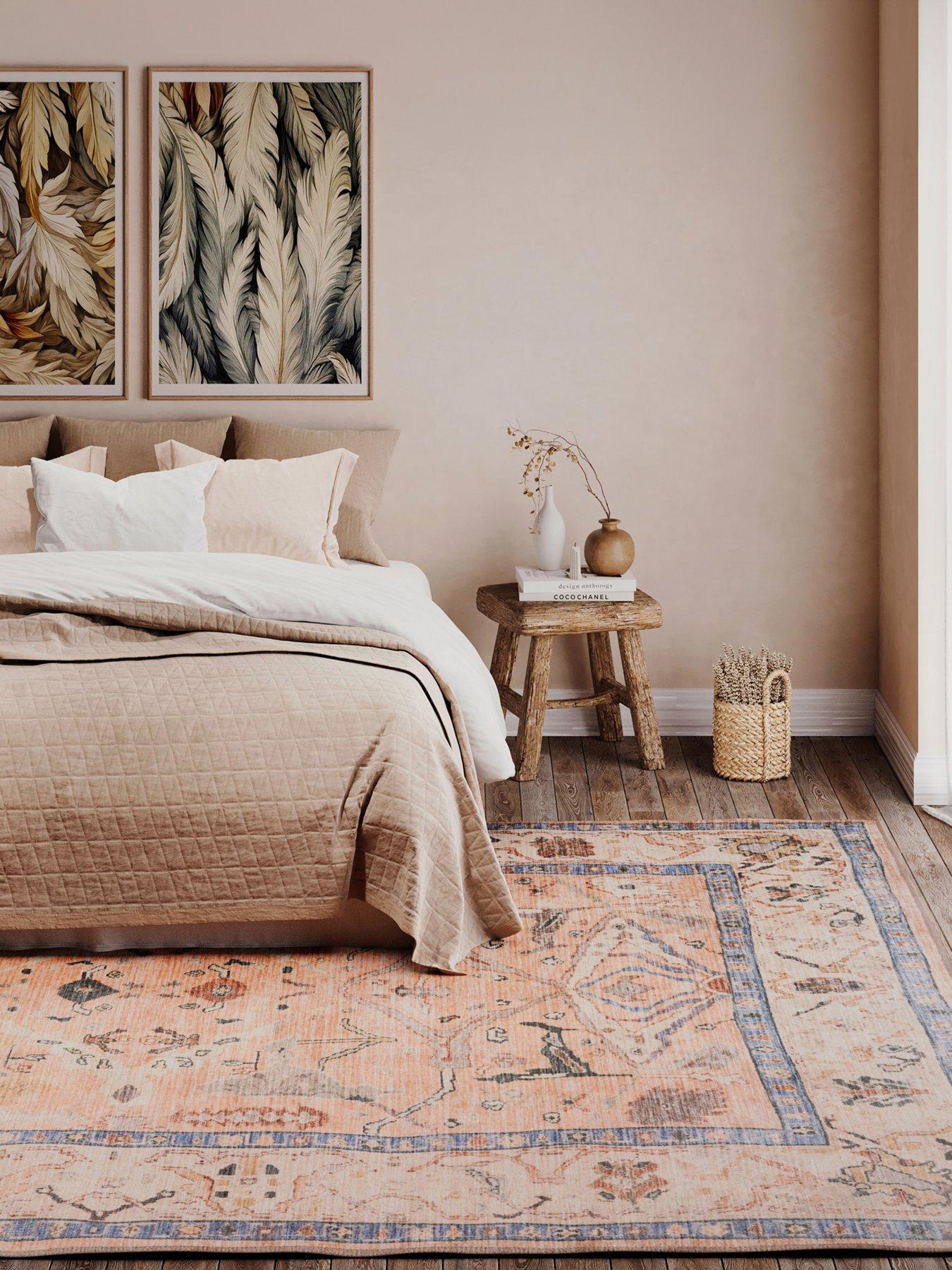 Image 4 of 7 of Kukoon Soft Washable Multicolour Vintage Rug - Amelia