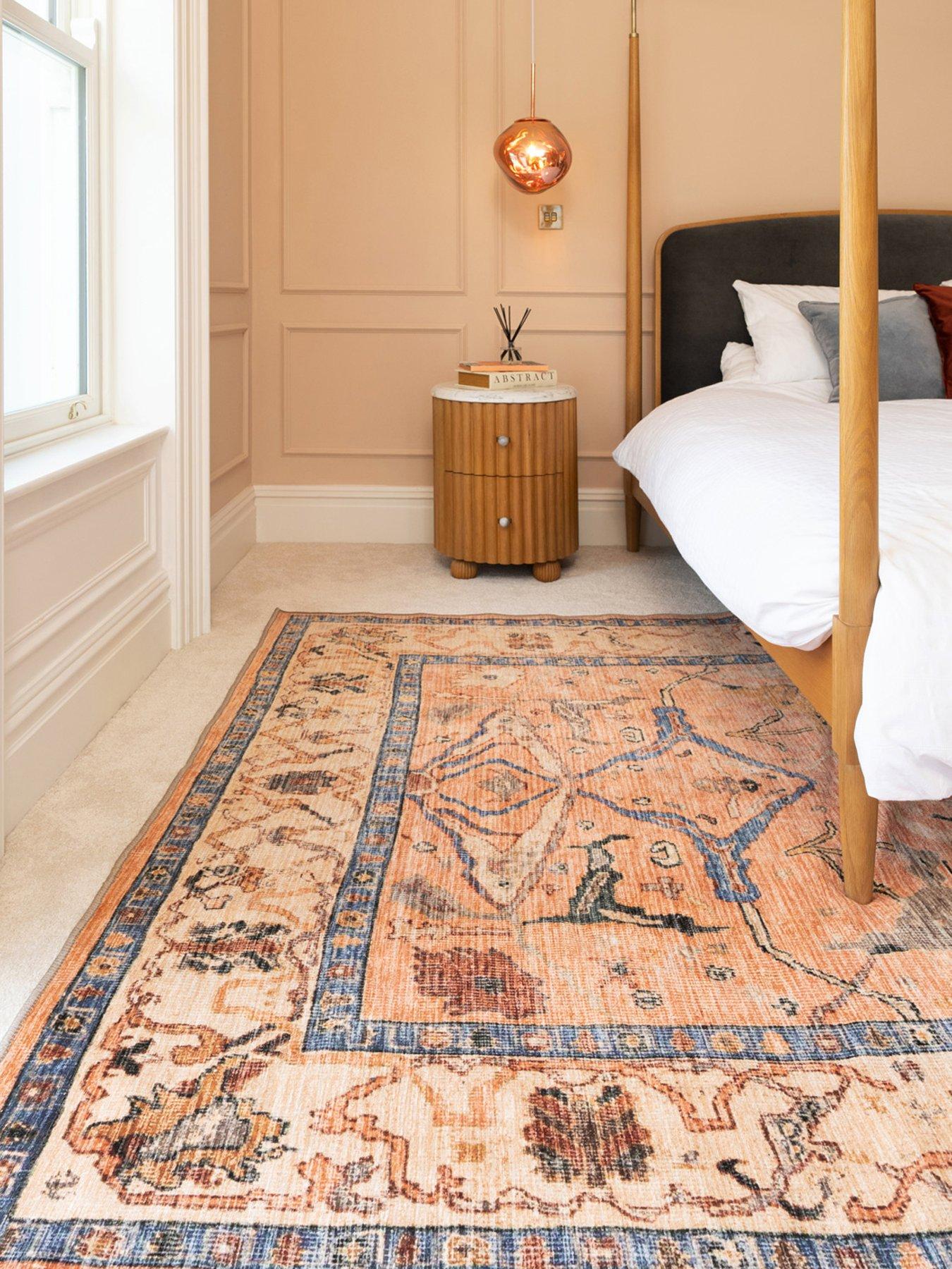 Image 6 of 7 of Kukoon Soft Washable Multicolour Vintage Rug - Amelia