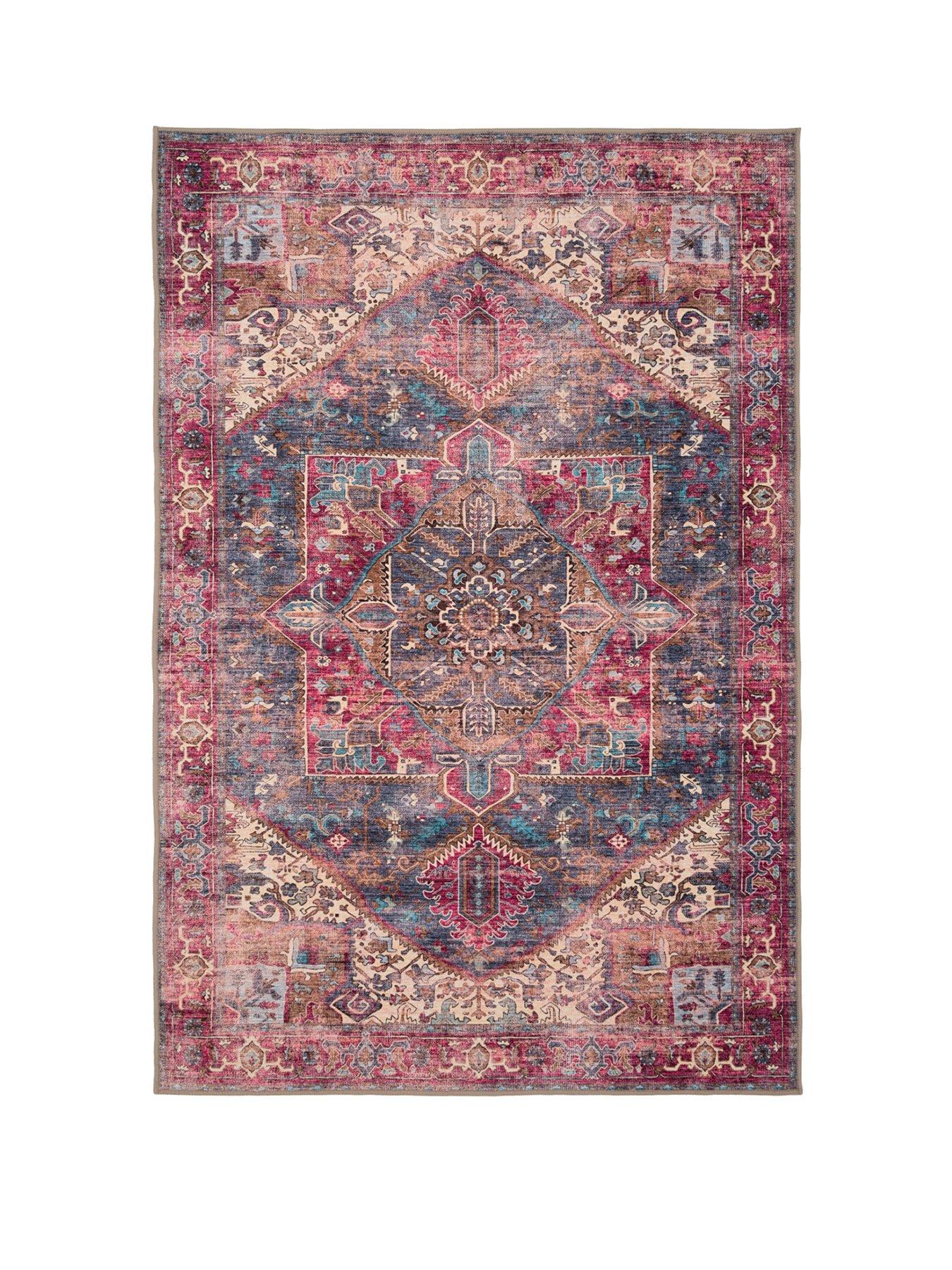 Image 2 of 7 of Kukoon Soft Washable Multicolour Rug - Delphine