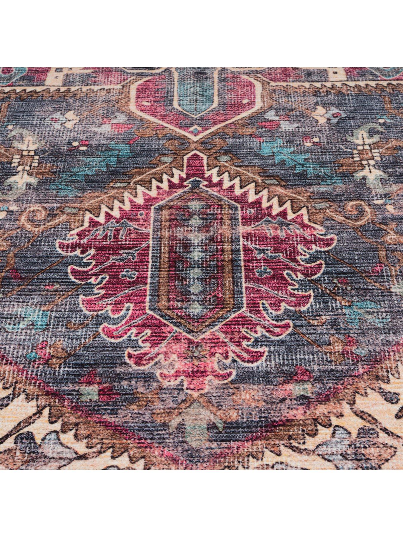 Image 6 of 6 of Kukoon Soft Washable Multicolour Runner - Delphine