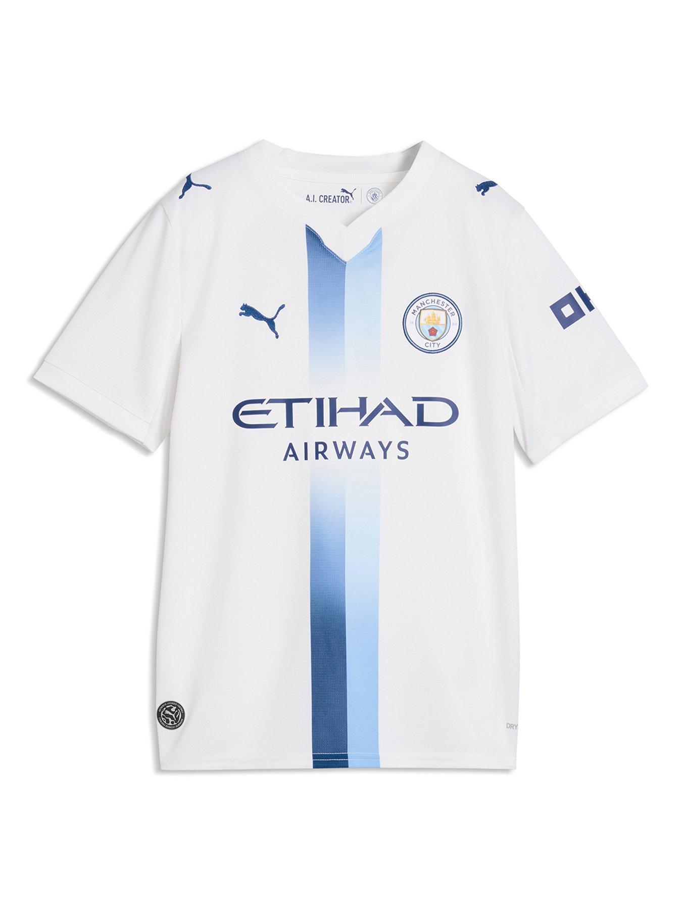 Image 4 of 5 of Puma Junior Manchester City 26/27 3rd Replica Shirt - White