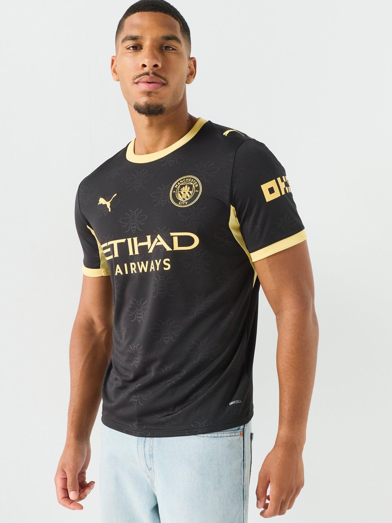 Image 1 of 6 of Puma Mens Manchester City 26/27 Away Replica Shirt - Black