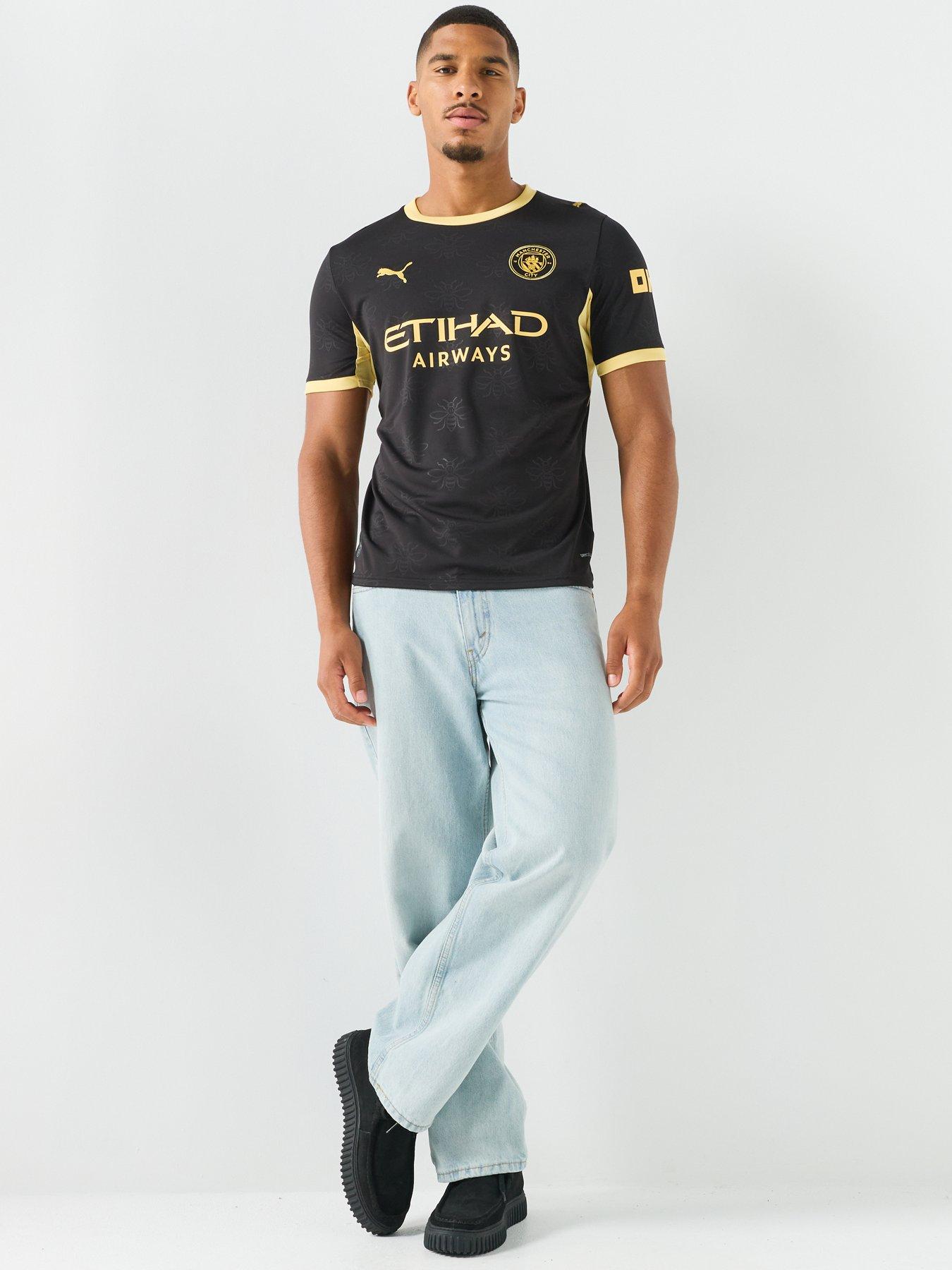 Image 3 of 6 of Puma Mens Manchester City 26/27 Away Replica Shirt - Black
