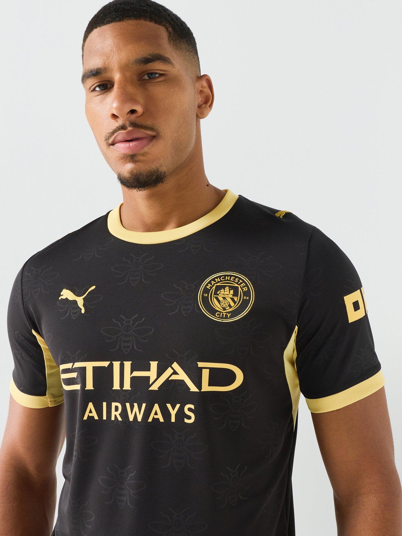 Image 4 of 6 of Puma Mens Manchester City 26/27 Away Replica Shirt - Black
