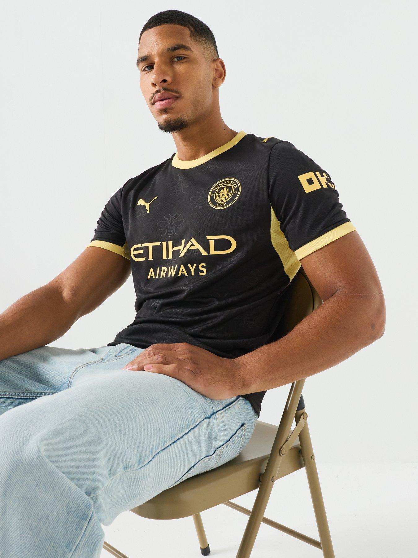 Image 5 of 6 of Puma Mens Manchester City 26/27 Away Replica Shirt - Black