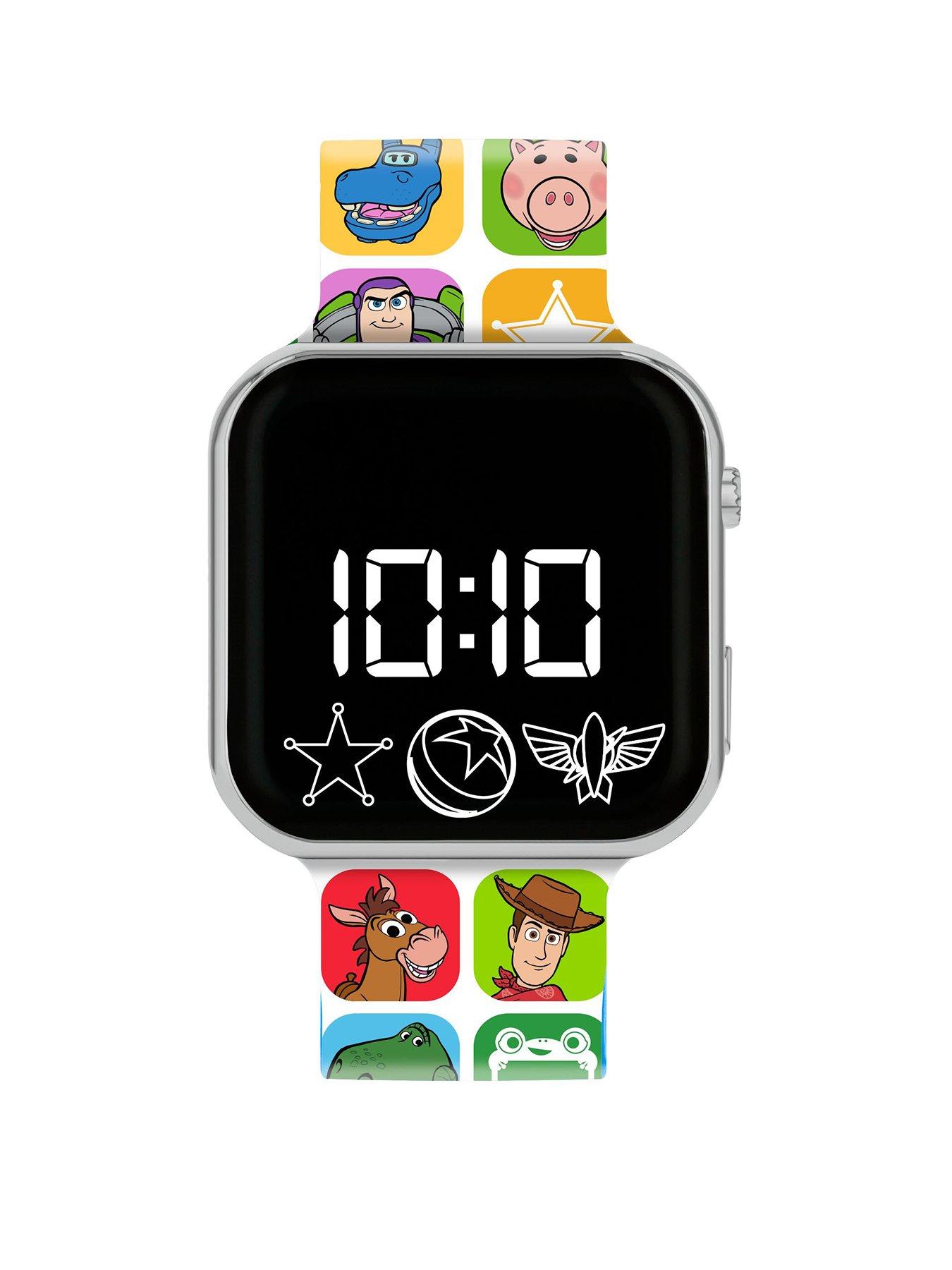 Toy Story 5 LED Display Watch with Silicone Character Strap for Kids ...
