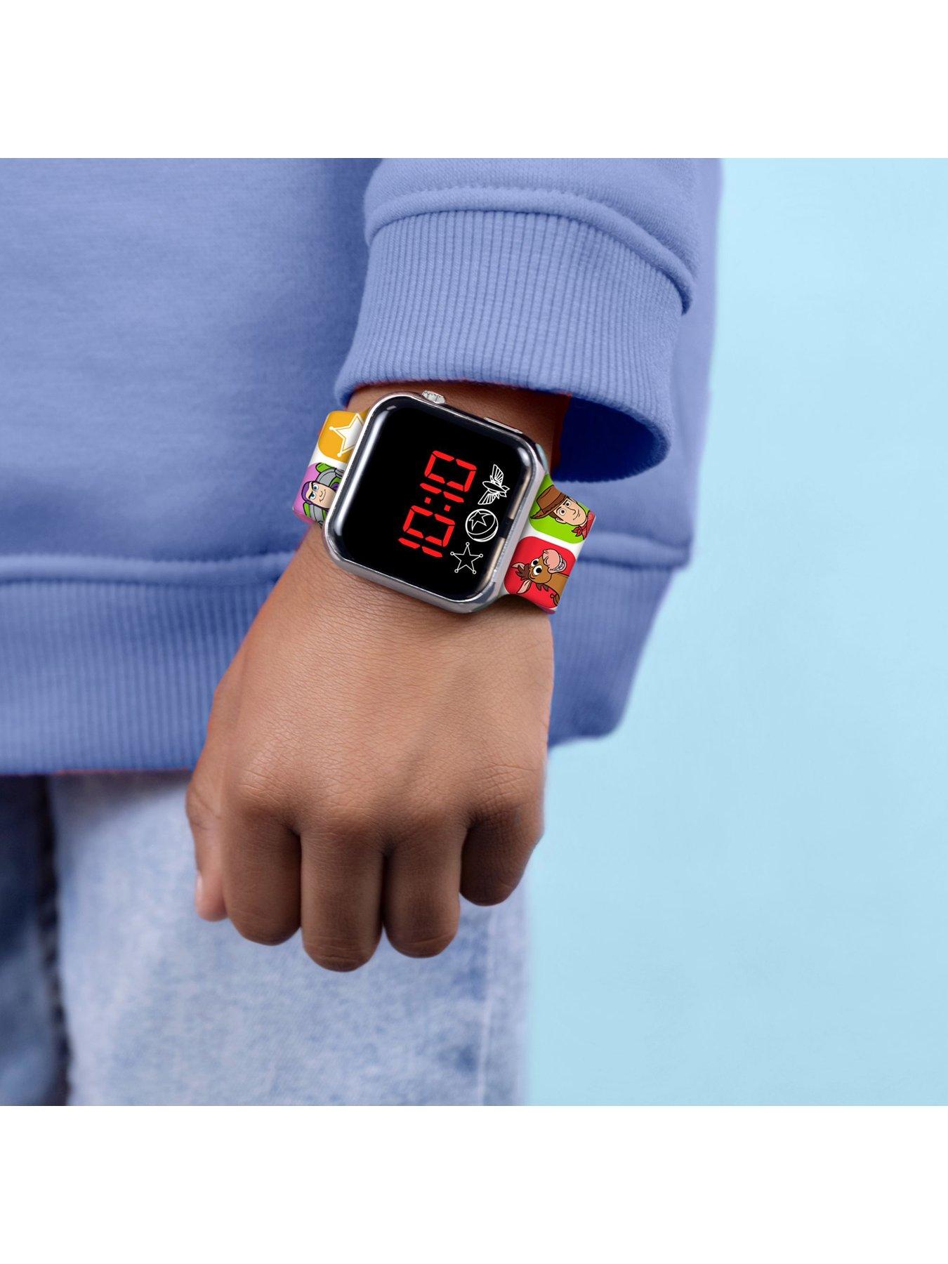Toy Story 5 LED Display Watch with Silicone Character Strap for Kids ...