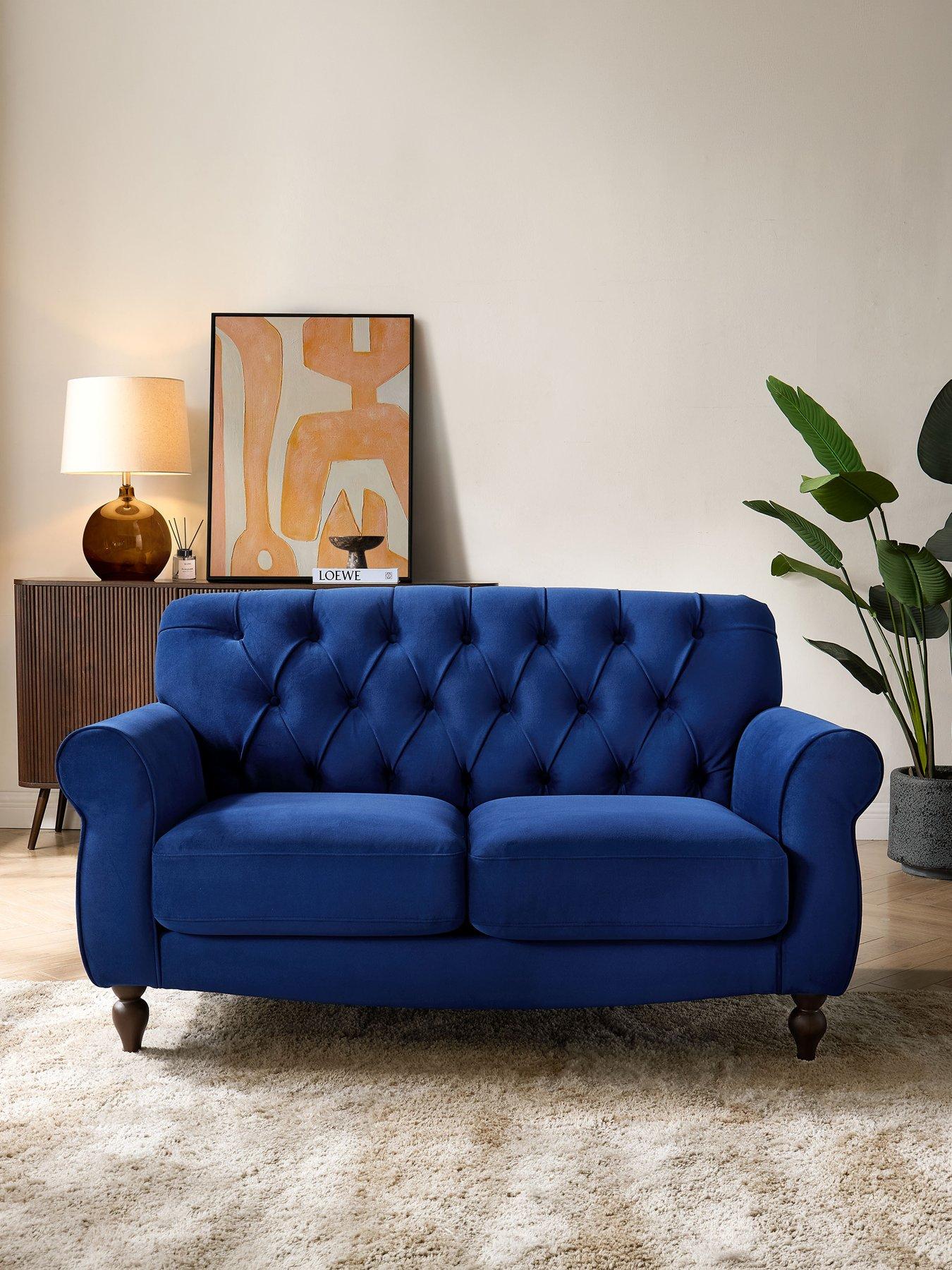 Image 4 of 7 of Dusk Hebden 2 Seater Sofa - Royal Blue