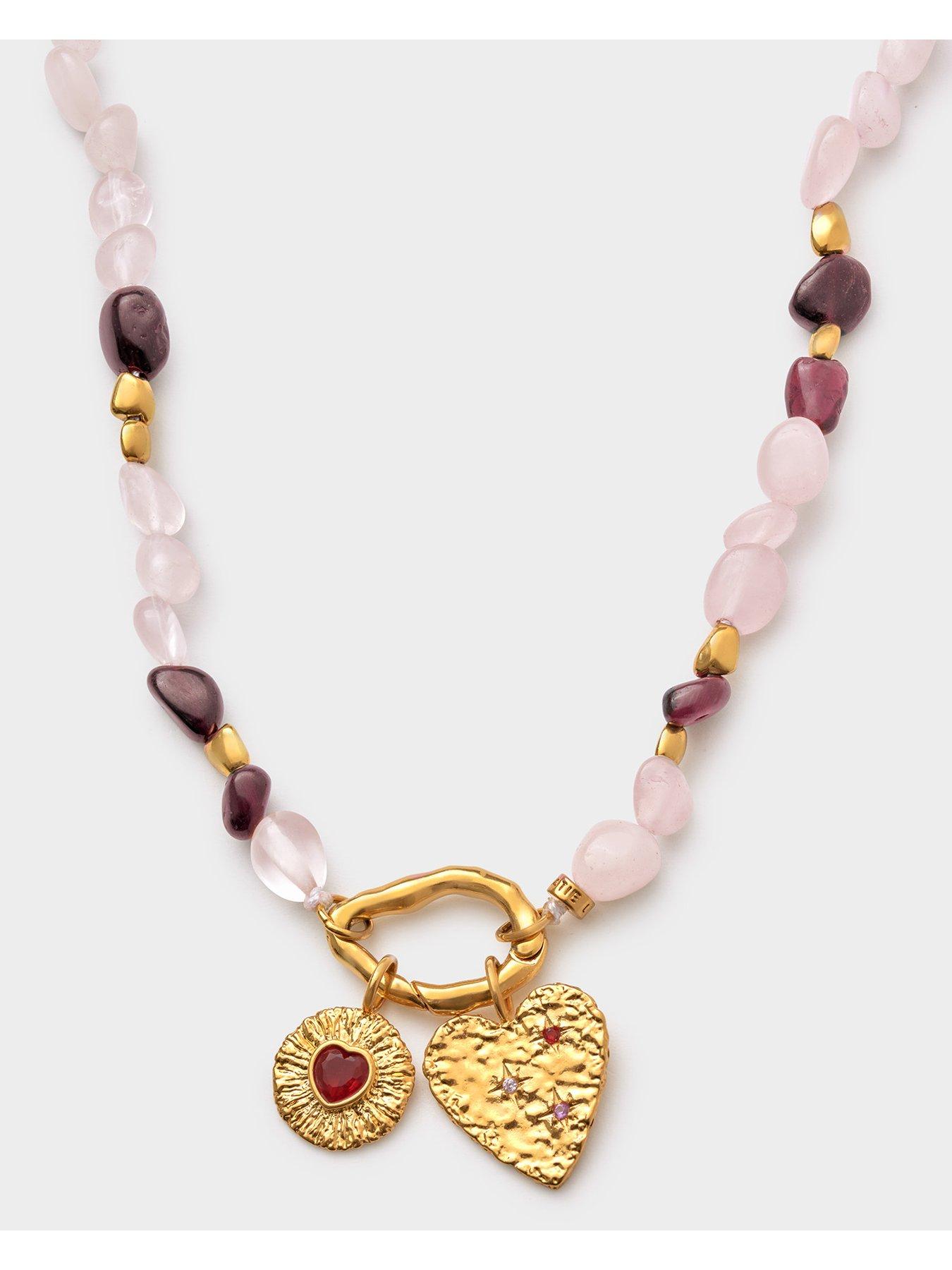 Image 2 of 5 of Katie Loxton Sunset Solesi Waterproof Gold Necklace - Gold