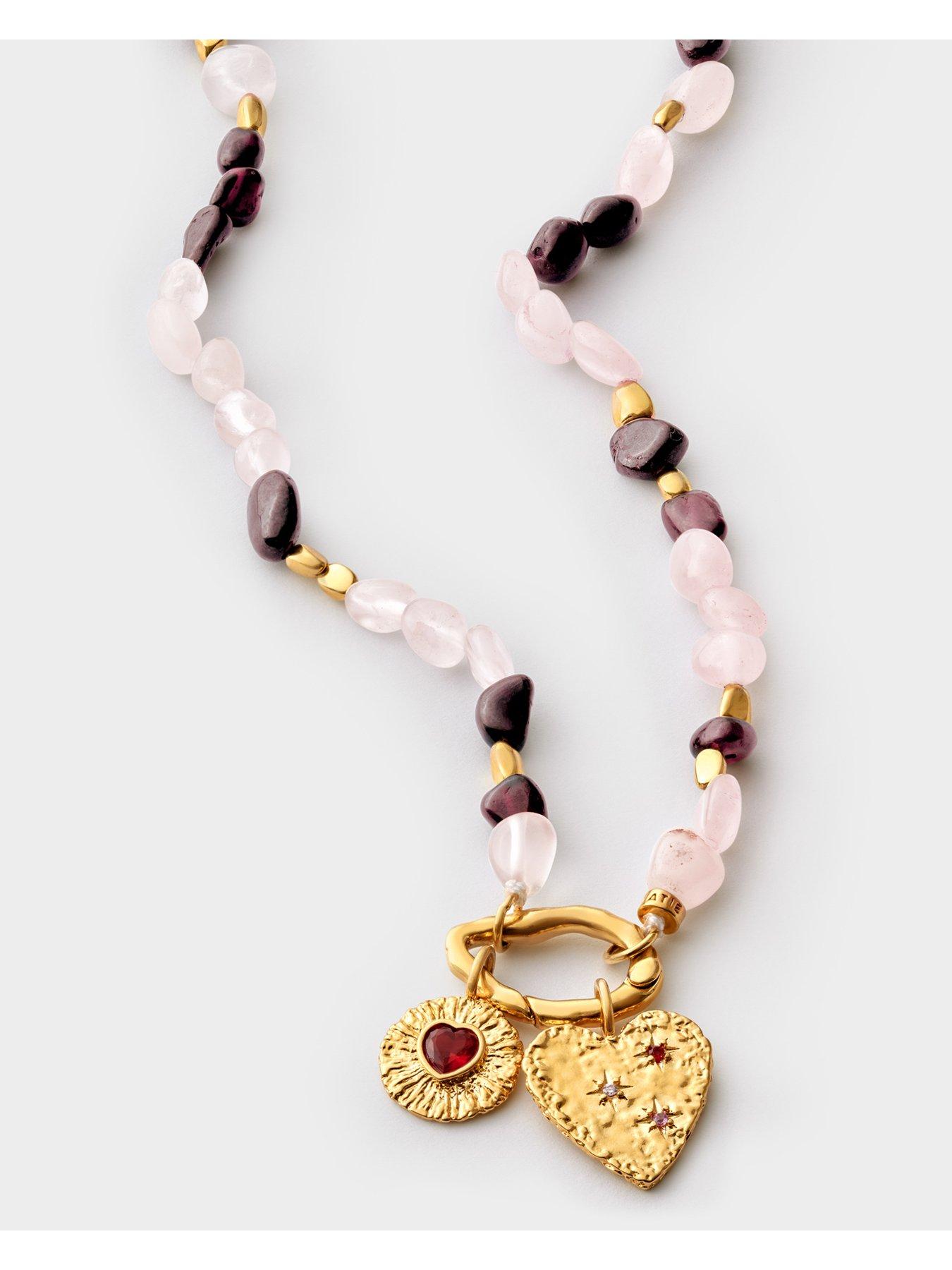 Image 3 of 5 of Katie Loxton Sunset Solesi Waterproof Gold Necklace - Gold