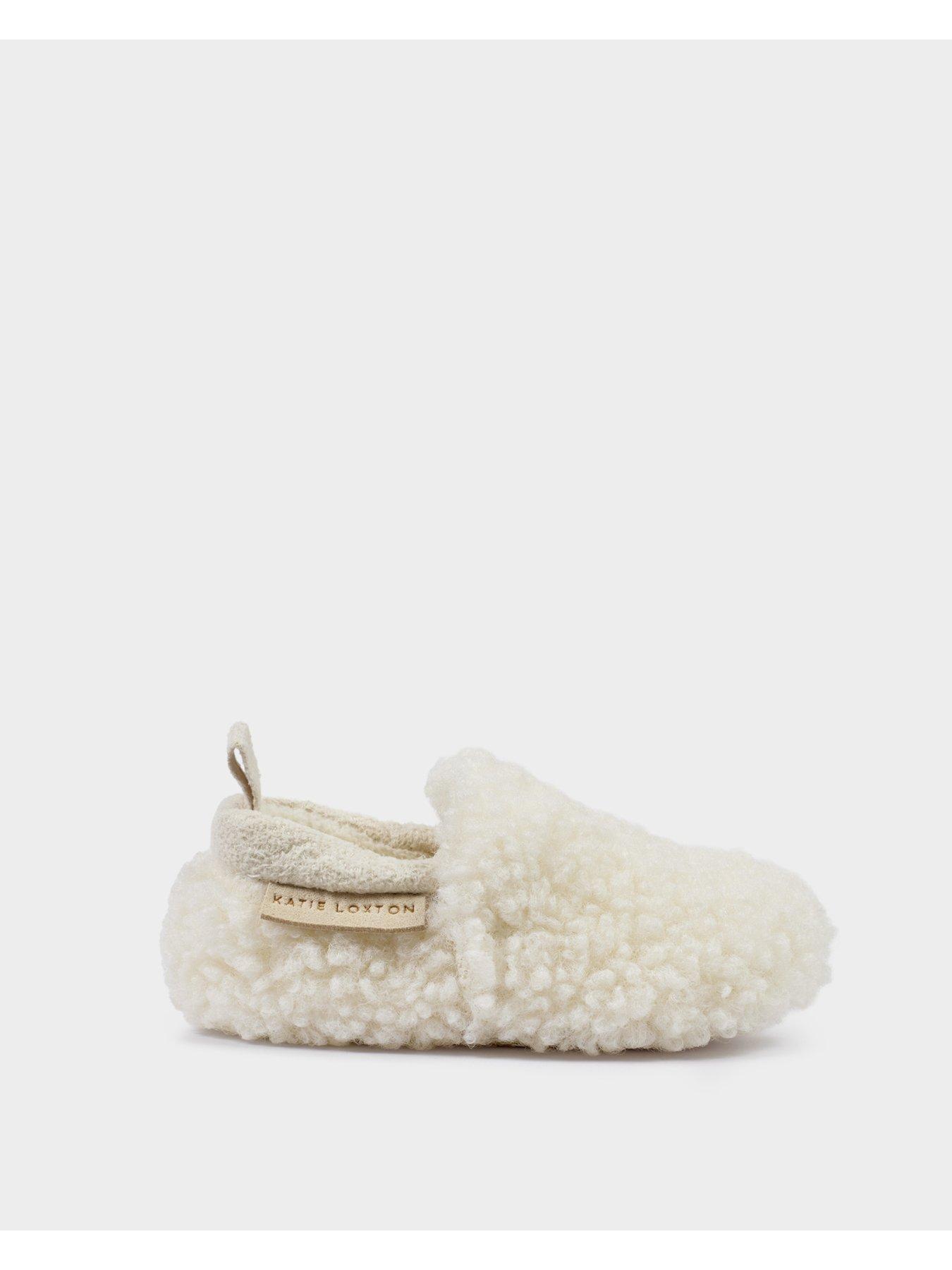 Image 4 of 6 of Katie Loxton BABY BORG SHOES , Off White , 6.5cm x 11.1cm x 4cm