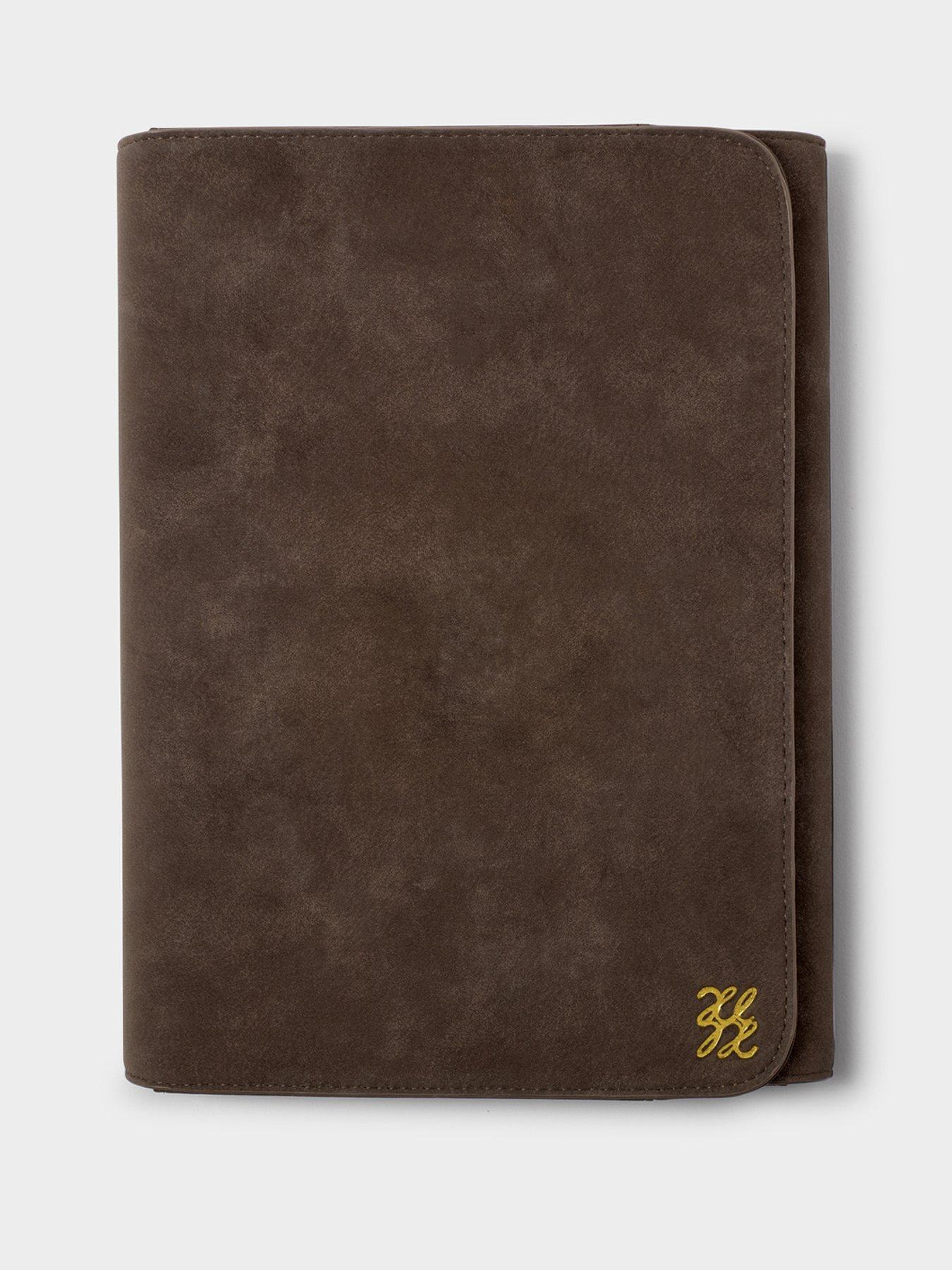 Katie Loxton PLANNER , Chocolate Suedette , 24cm x 18cm x 2cm
