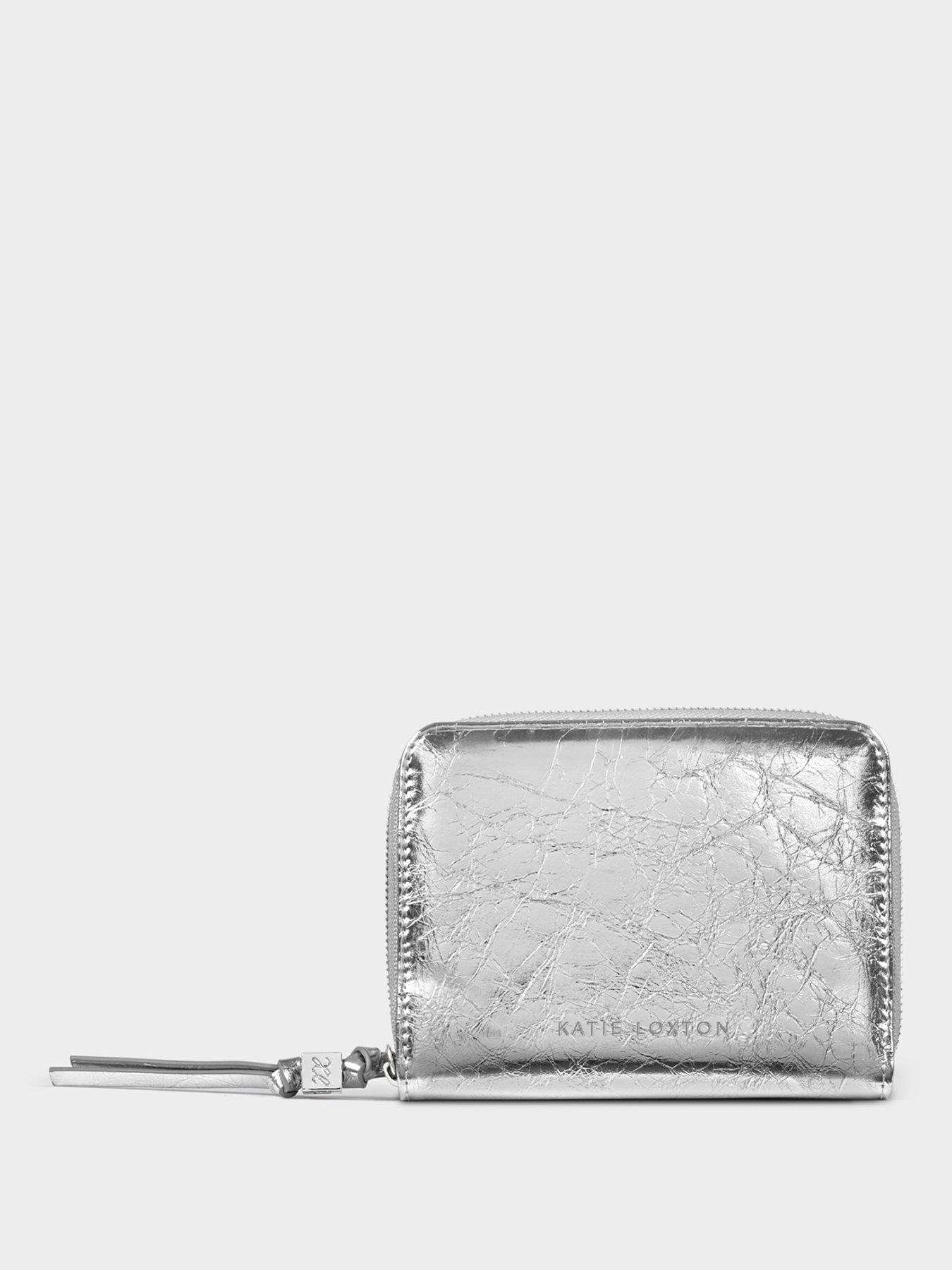 Katie Loxton SLIM JEWELLERY CASE , TIME TO SPARKLE , Silver , 9.5cm x 17cm x 7cm