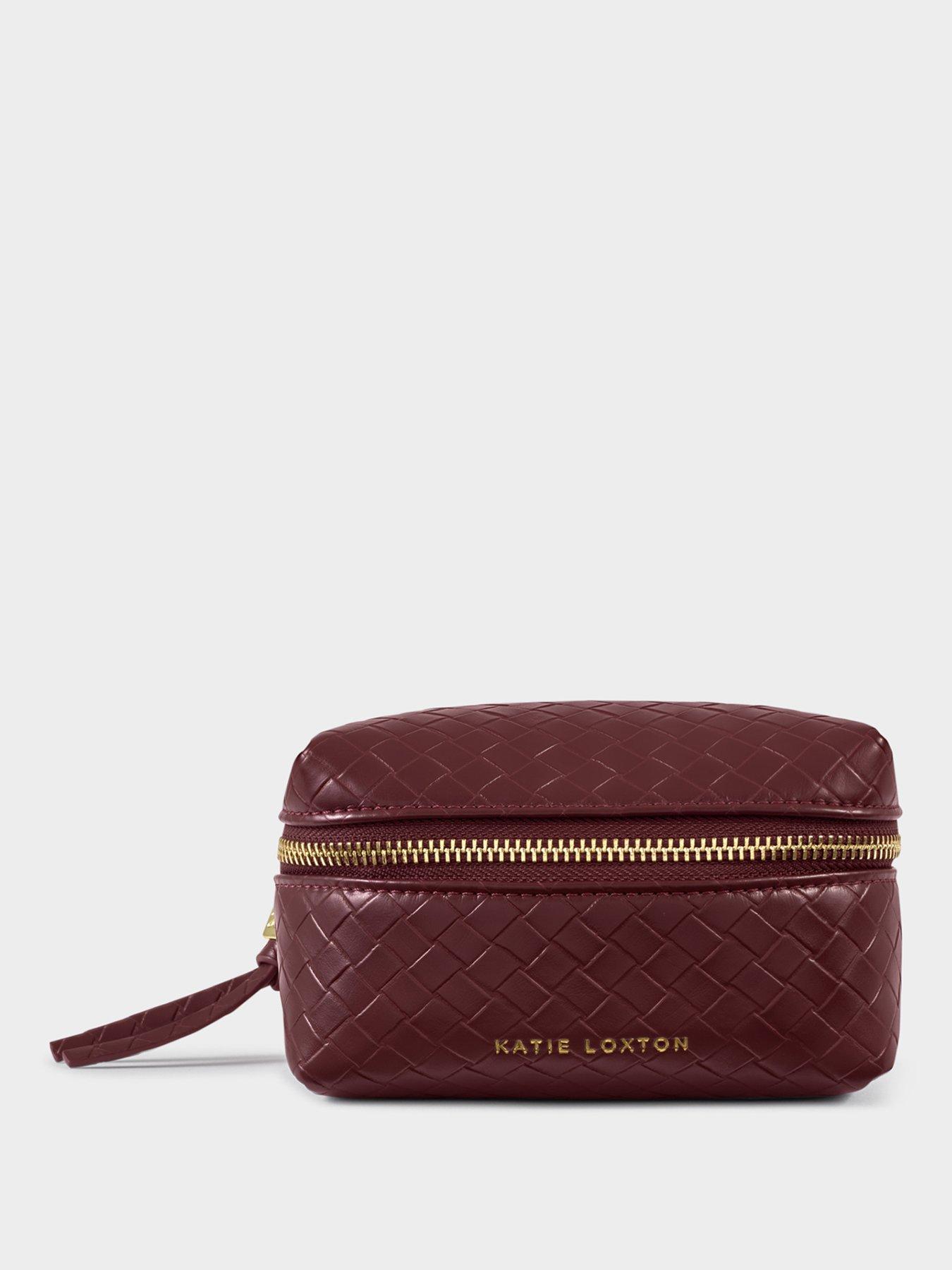 Katie Loxton ACCESSORIES ORGANISER , Cherry Woven , 8.5cm x 14.5cm x 10cm