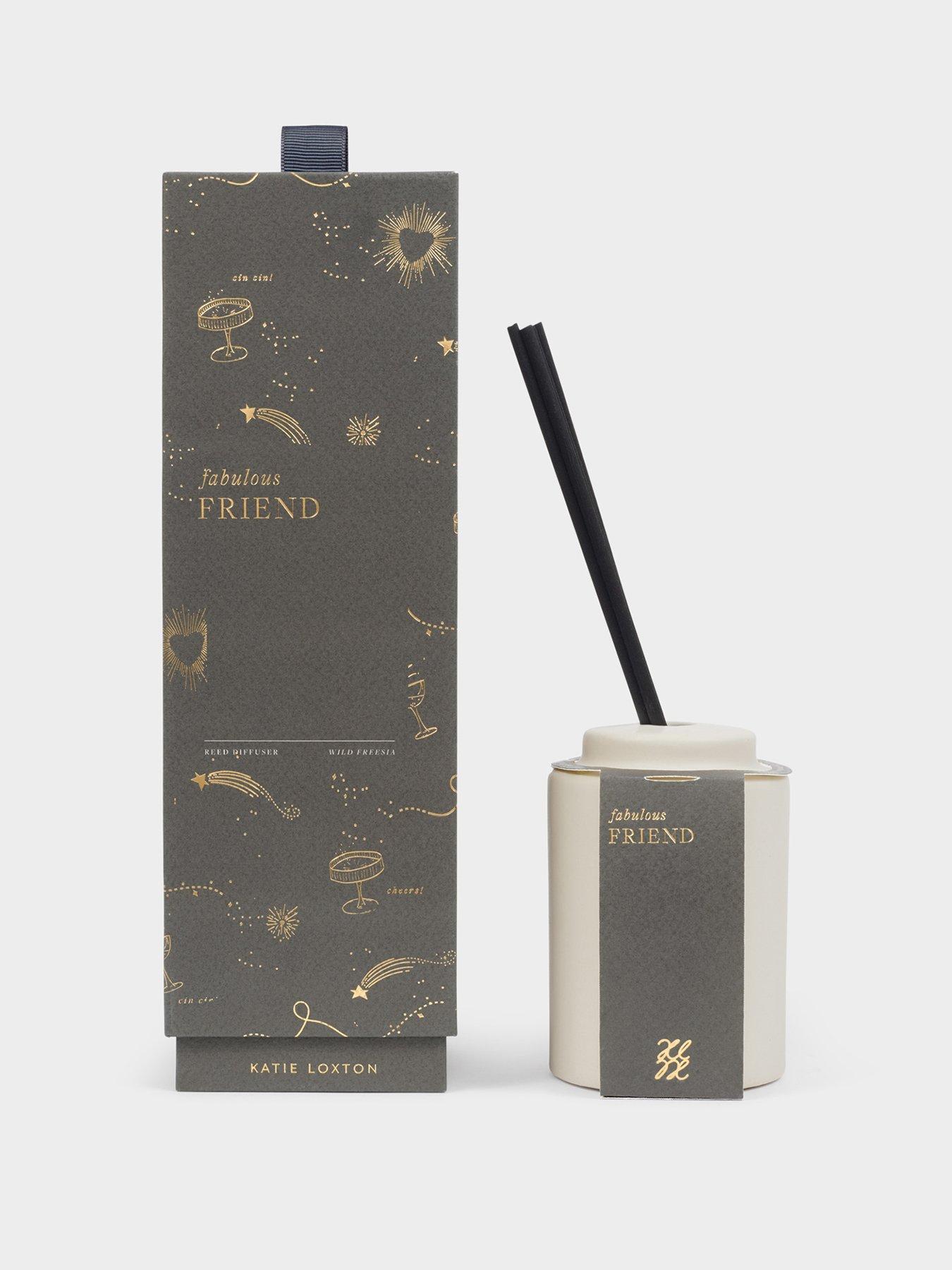 Image 1 of 6 of Katie Loxton CERAMIC SENTIMENT REED DIFFUSER , Fabulous Friend , 8.2cm x 6.4cm x 6.4cm