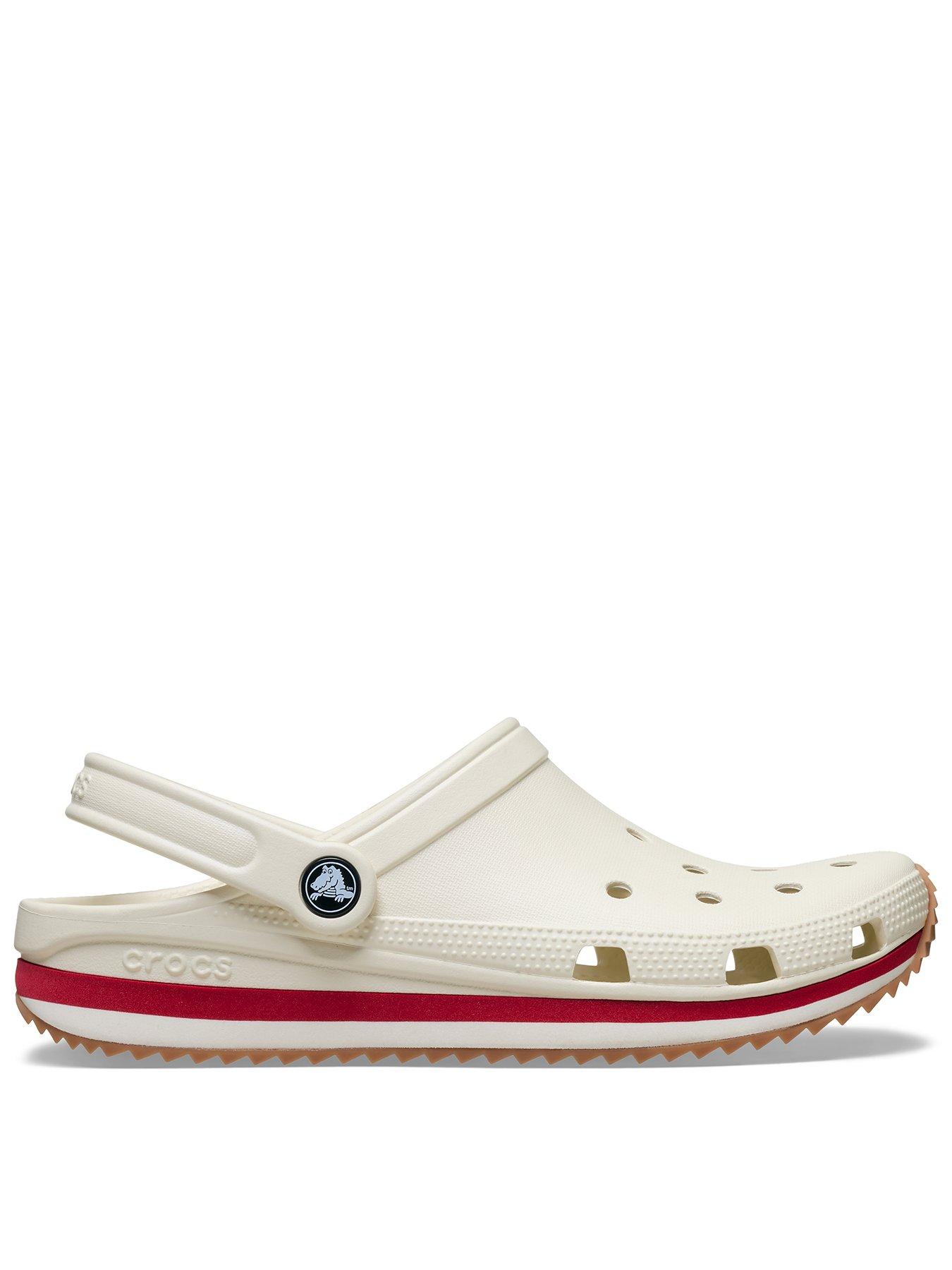 Crocs Classic Retro Runner Clog Sandal - Summit White