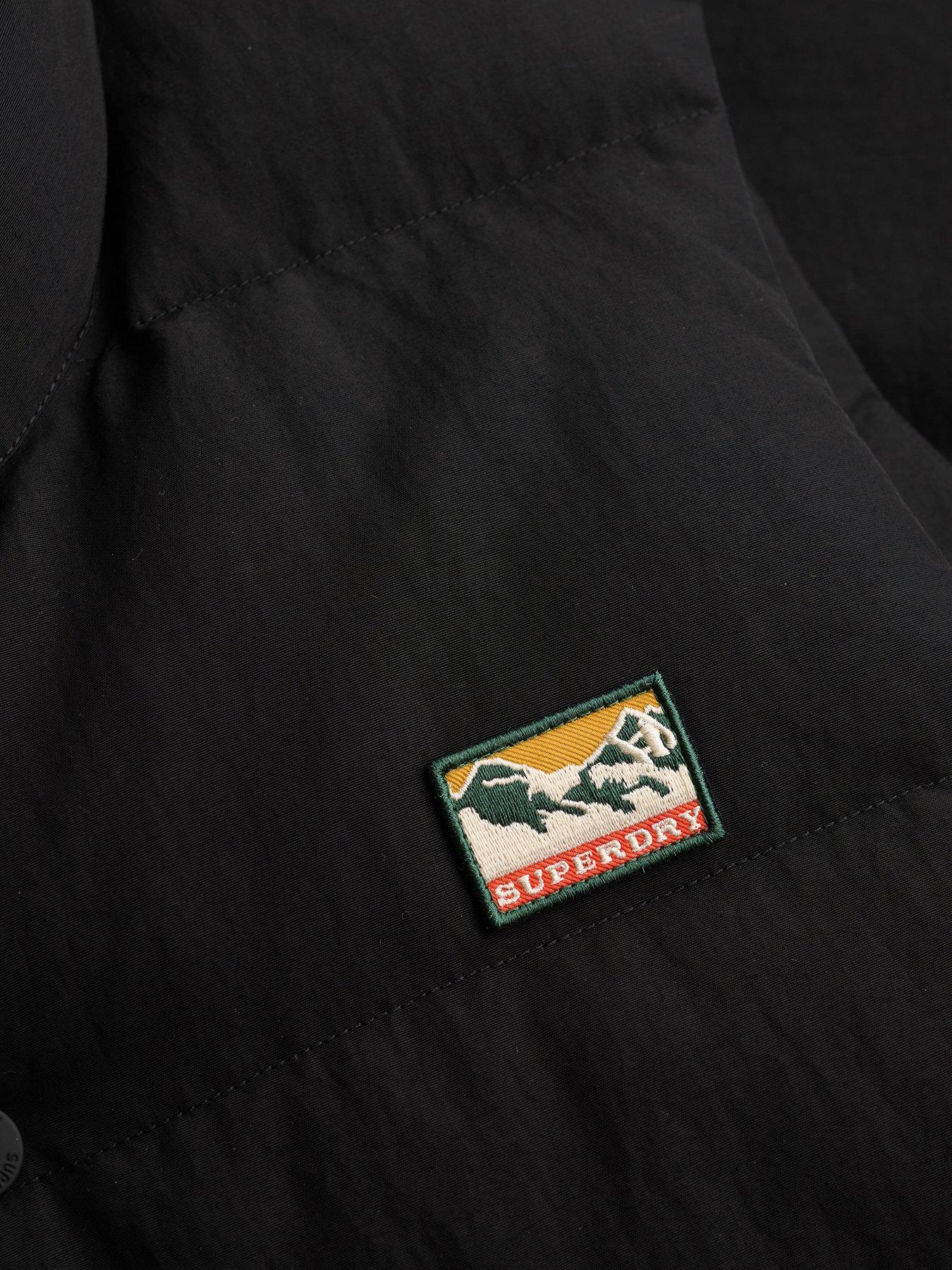 Image 5 of 5 of Superdry Non Hood Short Everest Gilet - Black