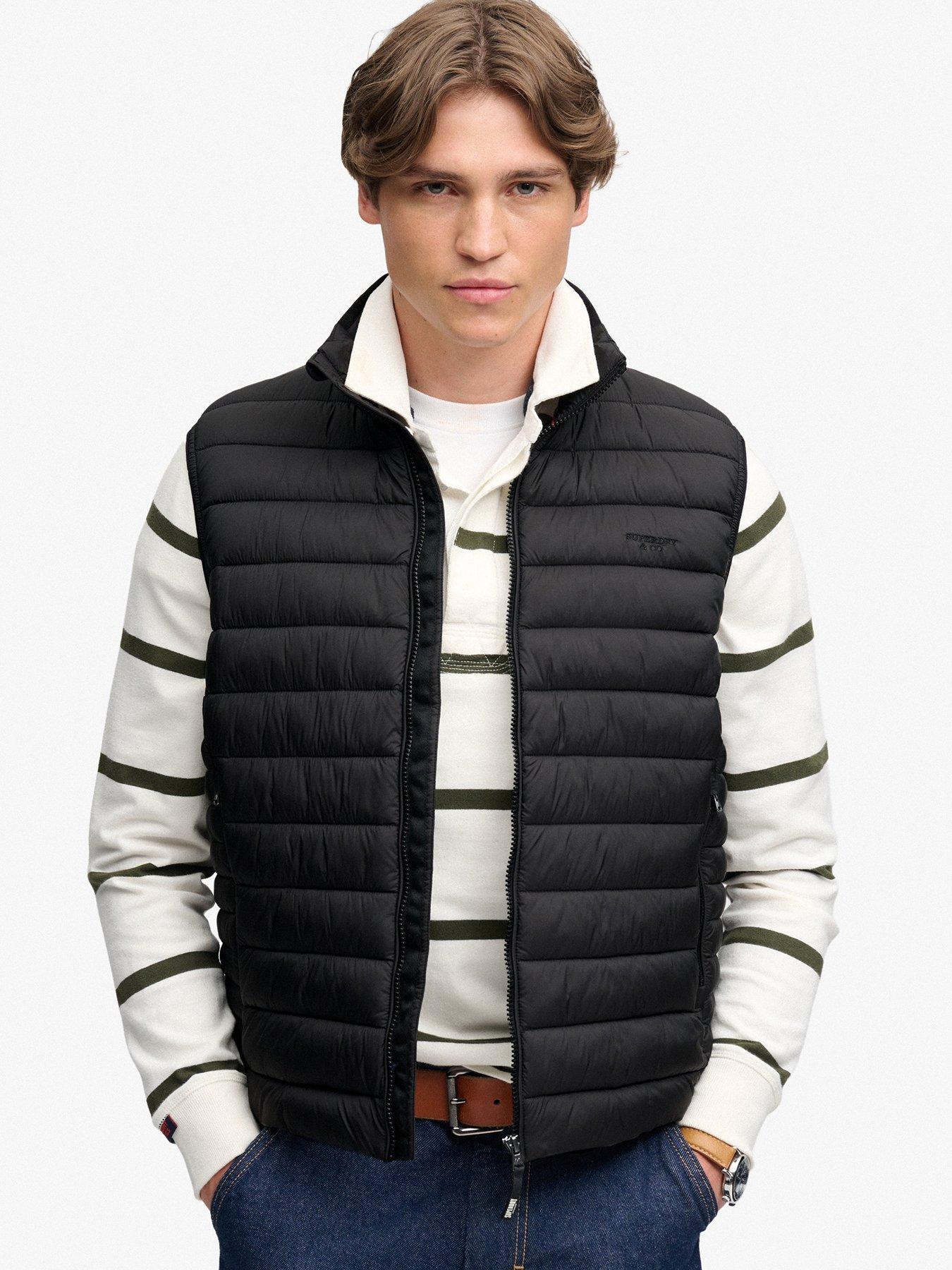 Image 1 of 5 of Superdry Fuji Lite Padded Gilet - Black