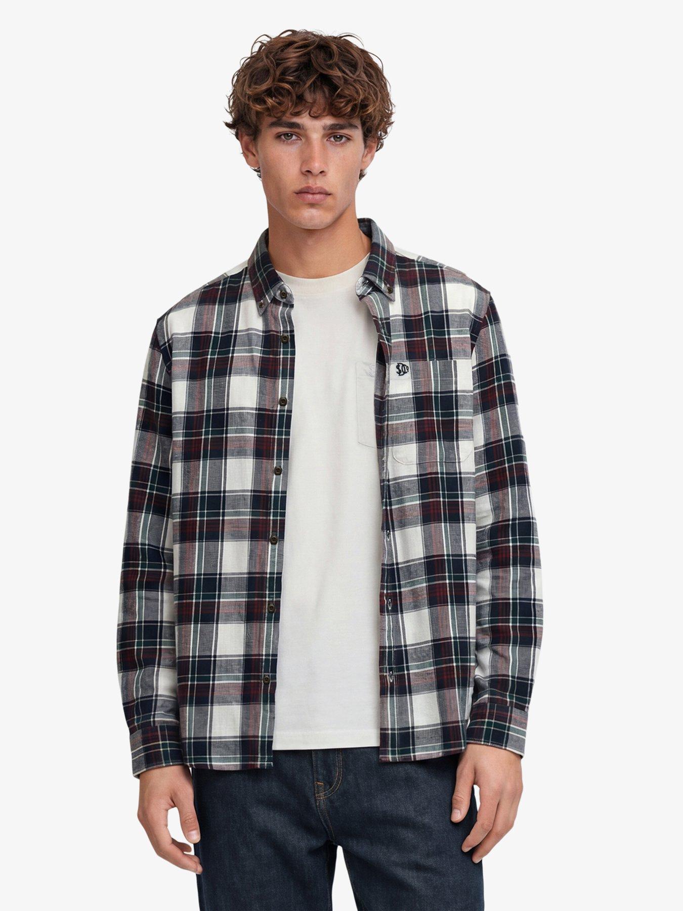 Superdry Long Sleeve Cotton Lumberjack Shirt - Black